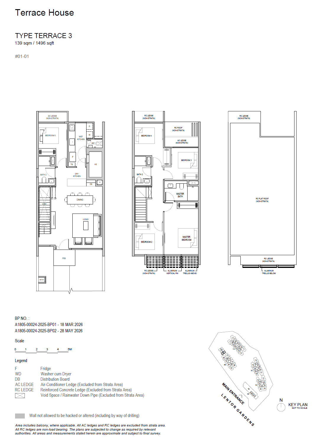 Lentor Gardens Residences STRATA TERRACE HOUSE TERRACE 3
