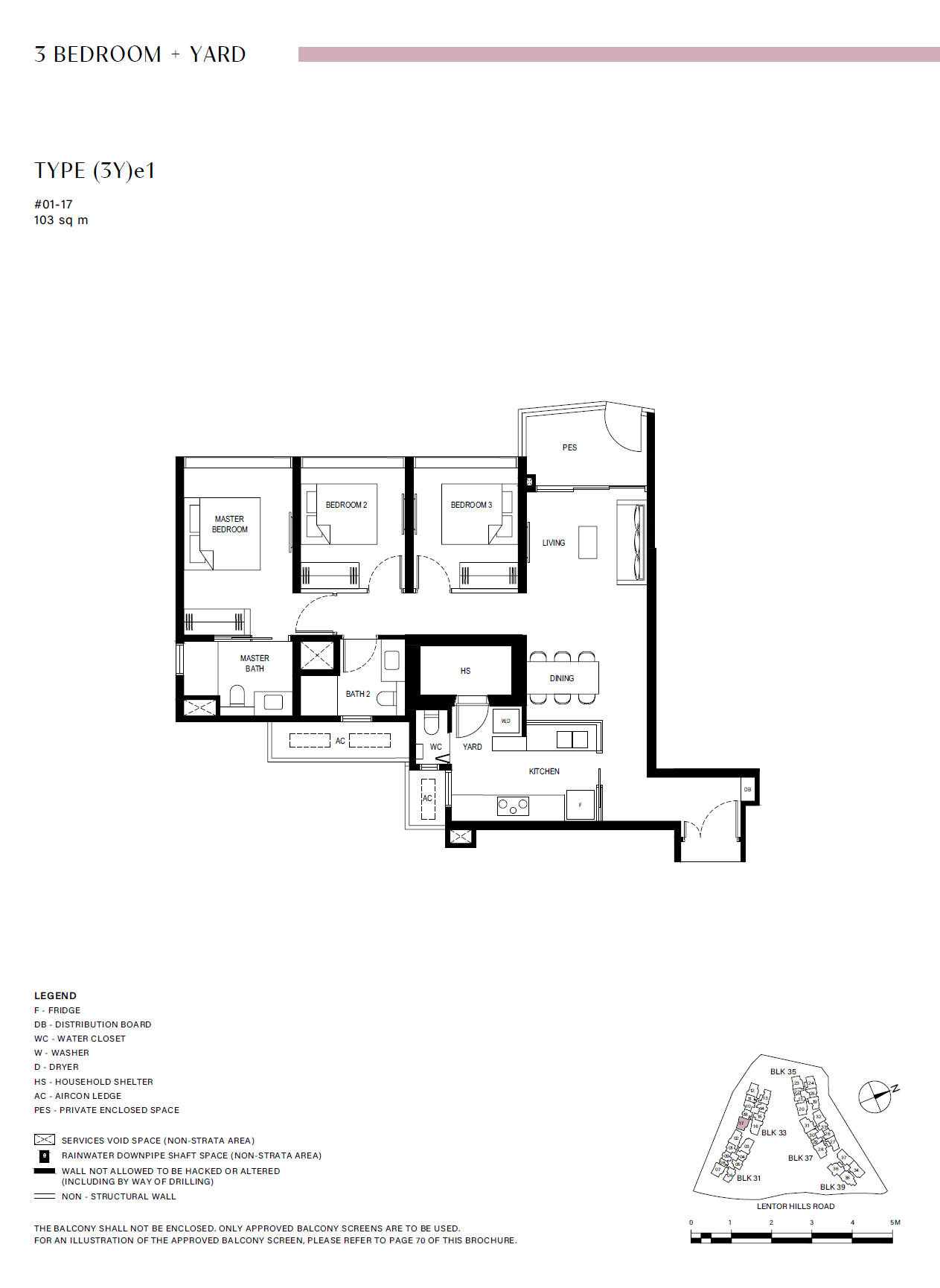 Lentor Hills Residences 3 Bedroom + Yard (3Y)e1