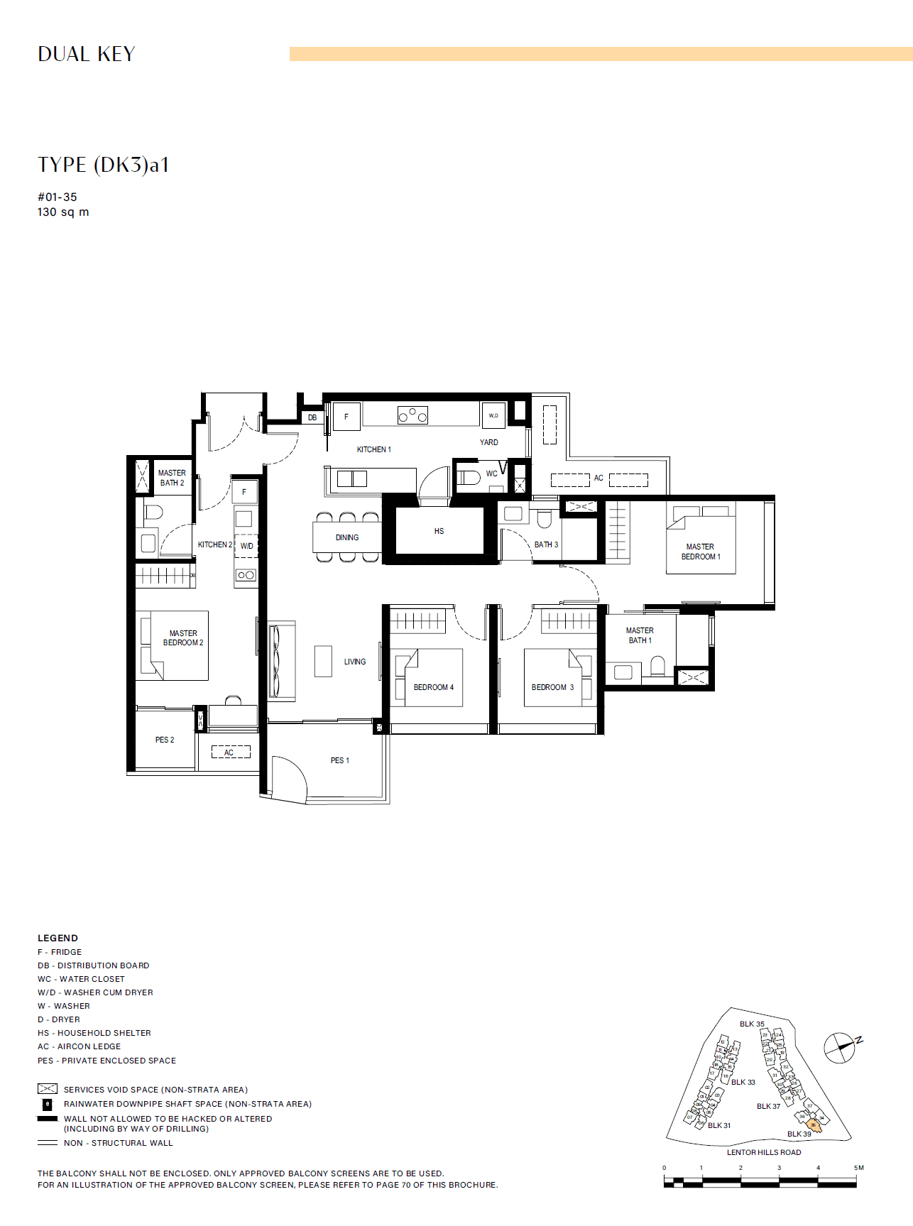 Lentor Hills Residences 4 Bedroom Dual-Key (DK3)a1