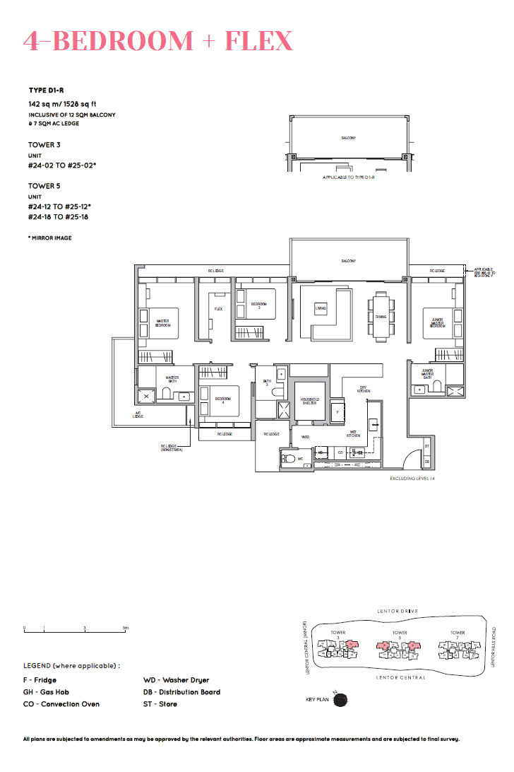 Lentor Modern 4 Bedroom + Flex D1-R