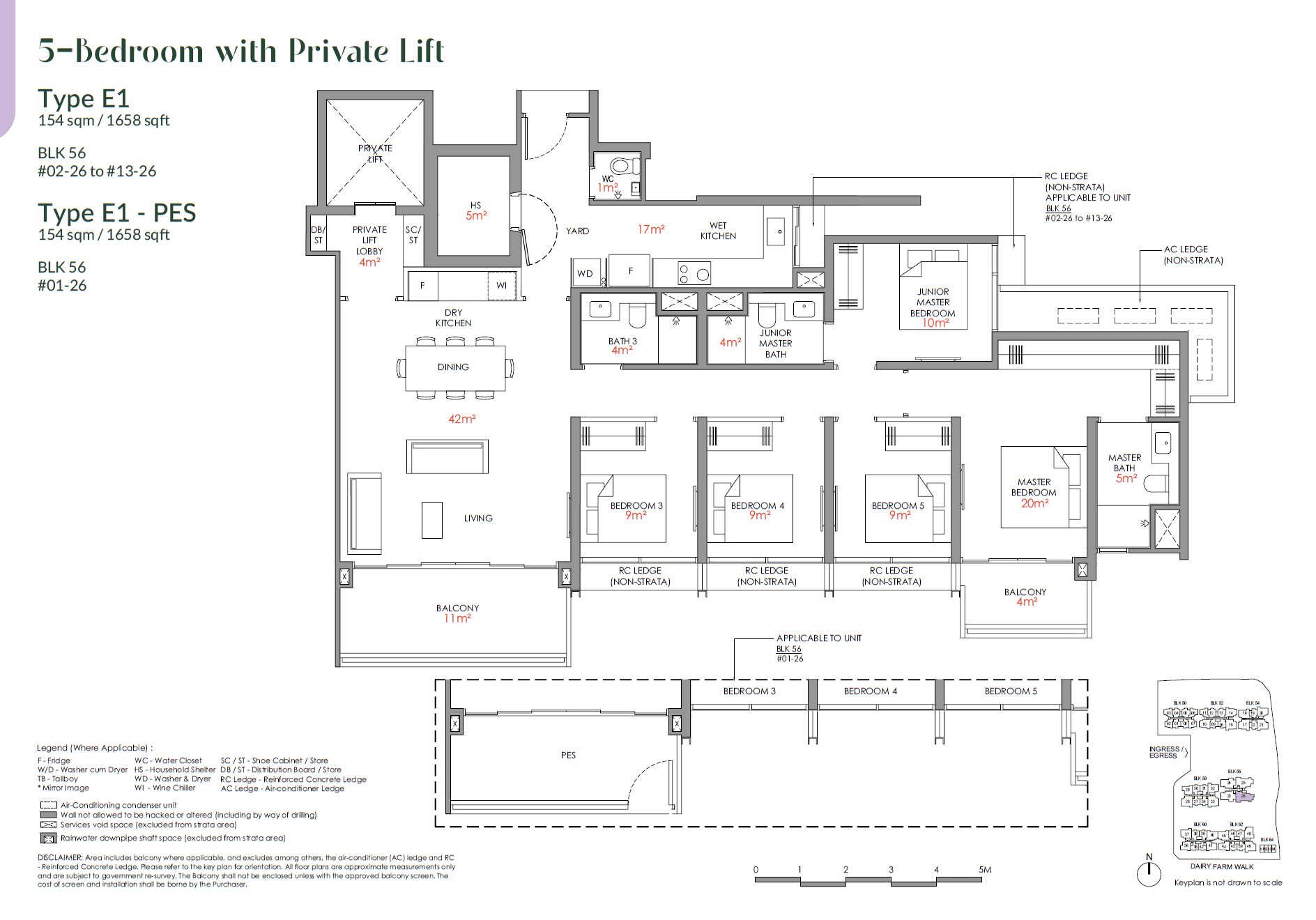 Narra Residences 翠岚轩 5 BEDROOM with PRIVATE LIFT E1