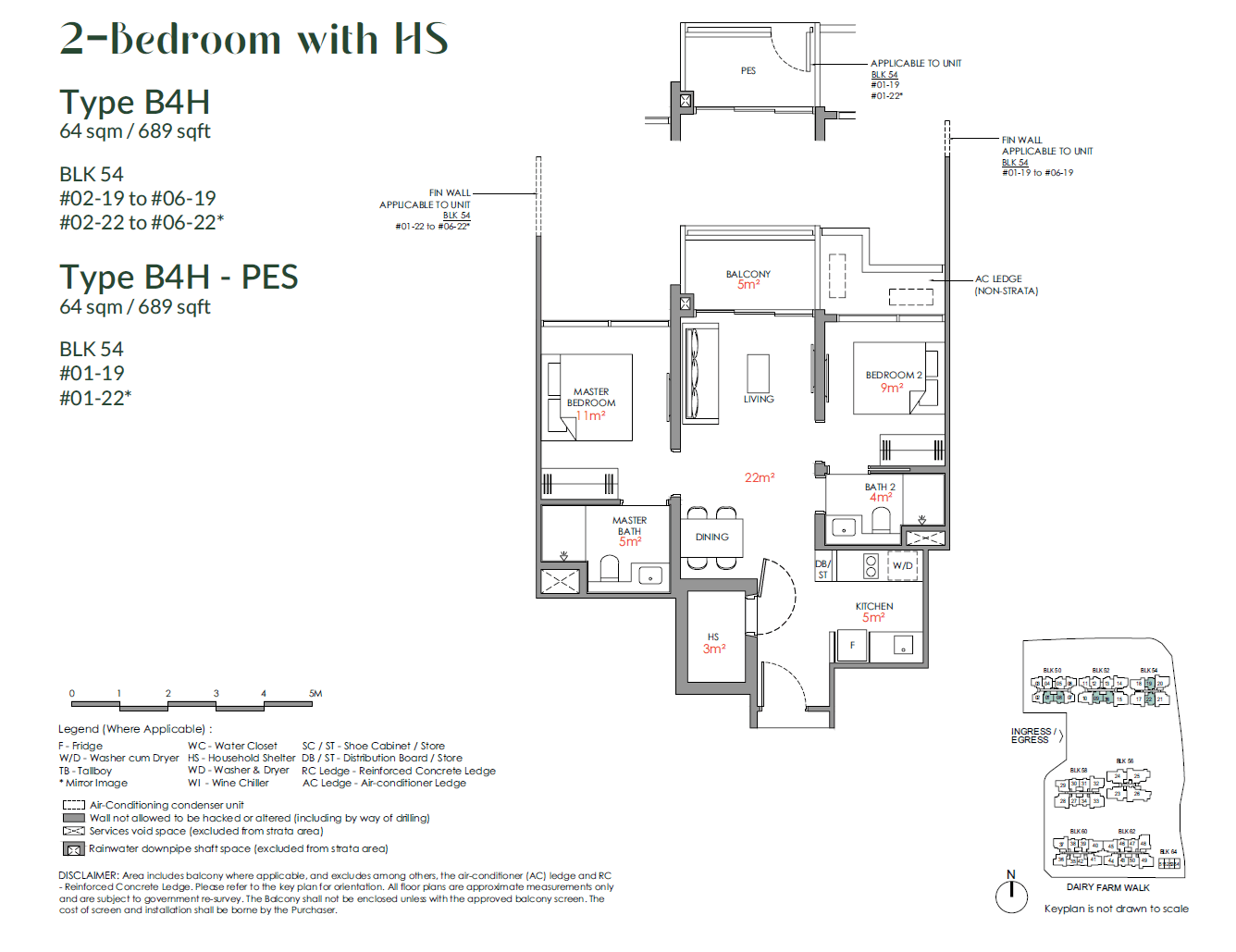 Narra Residences 2 BEDROOM with HS B4H-PES