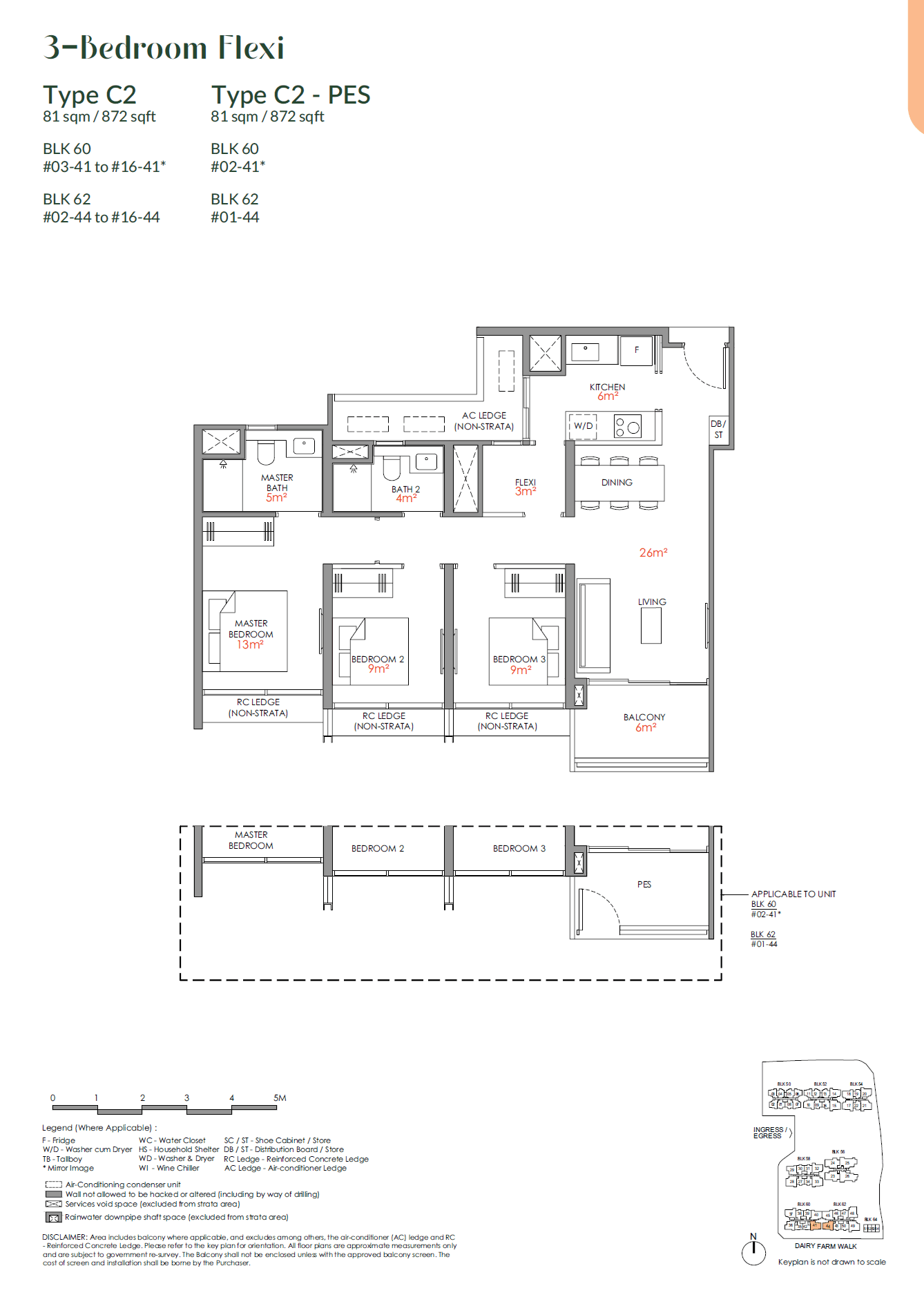 Narra Residences 3 BEDROOM FLEXI C2