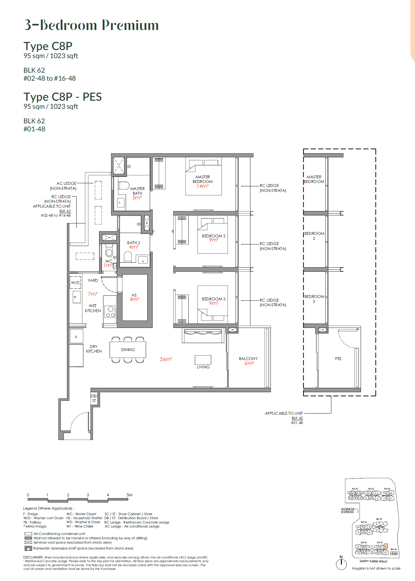 Narra Residences 3 BEDROOM PREMIUM C8P-PES