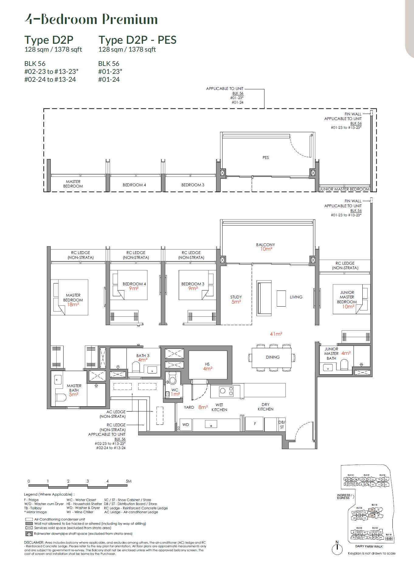 Narra Residences 4 BEDROOM PREMIUM D2P-PES