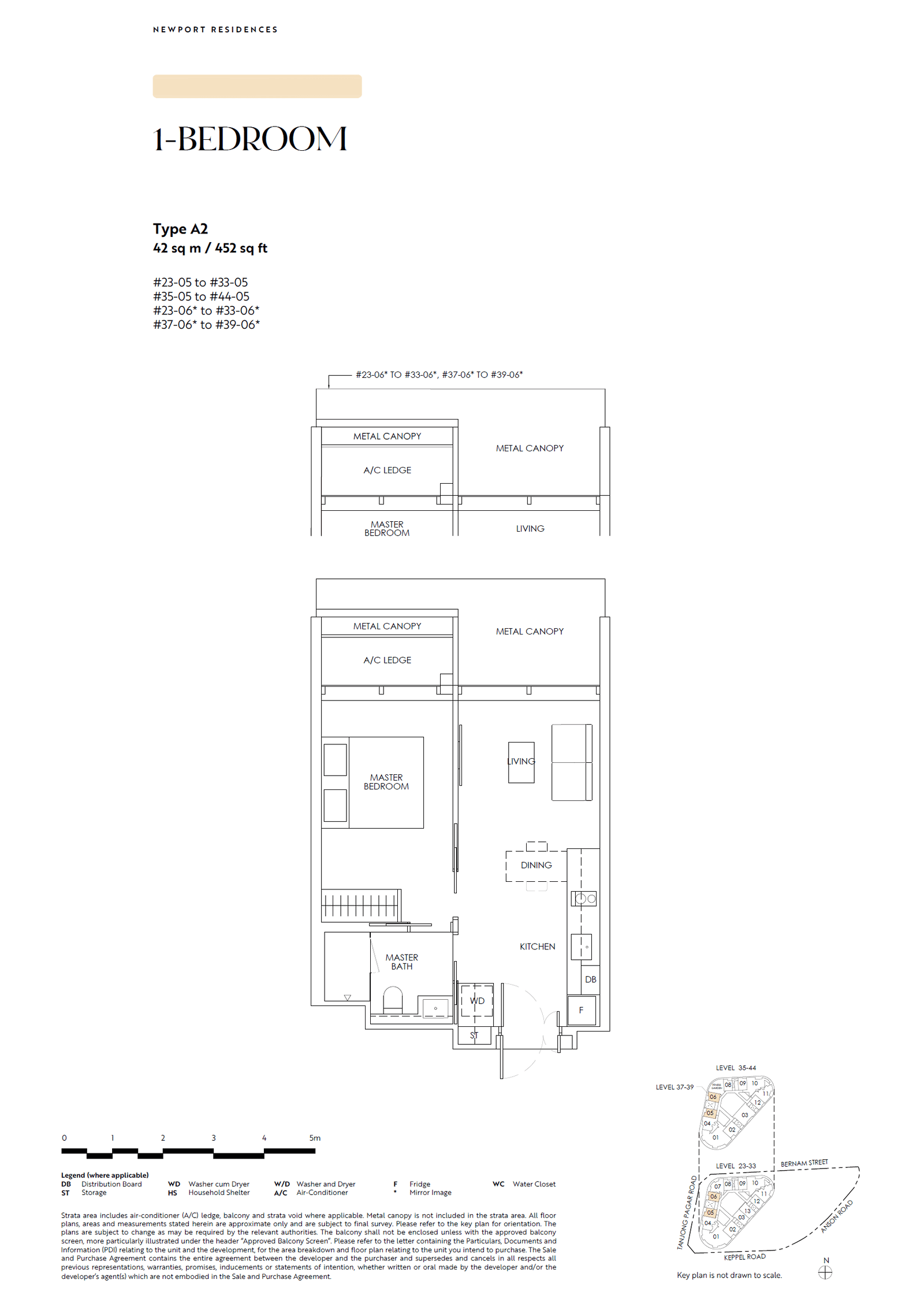 Newport Residences 1 Bedroom A2