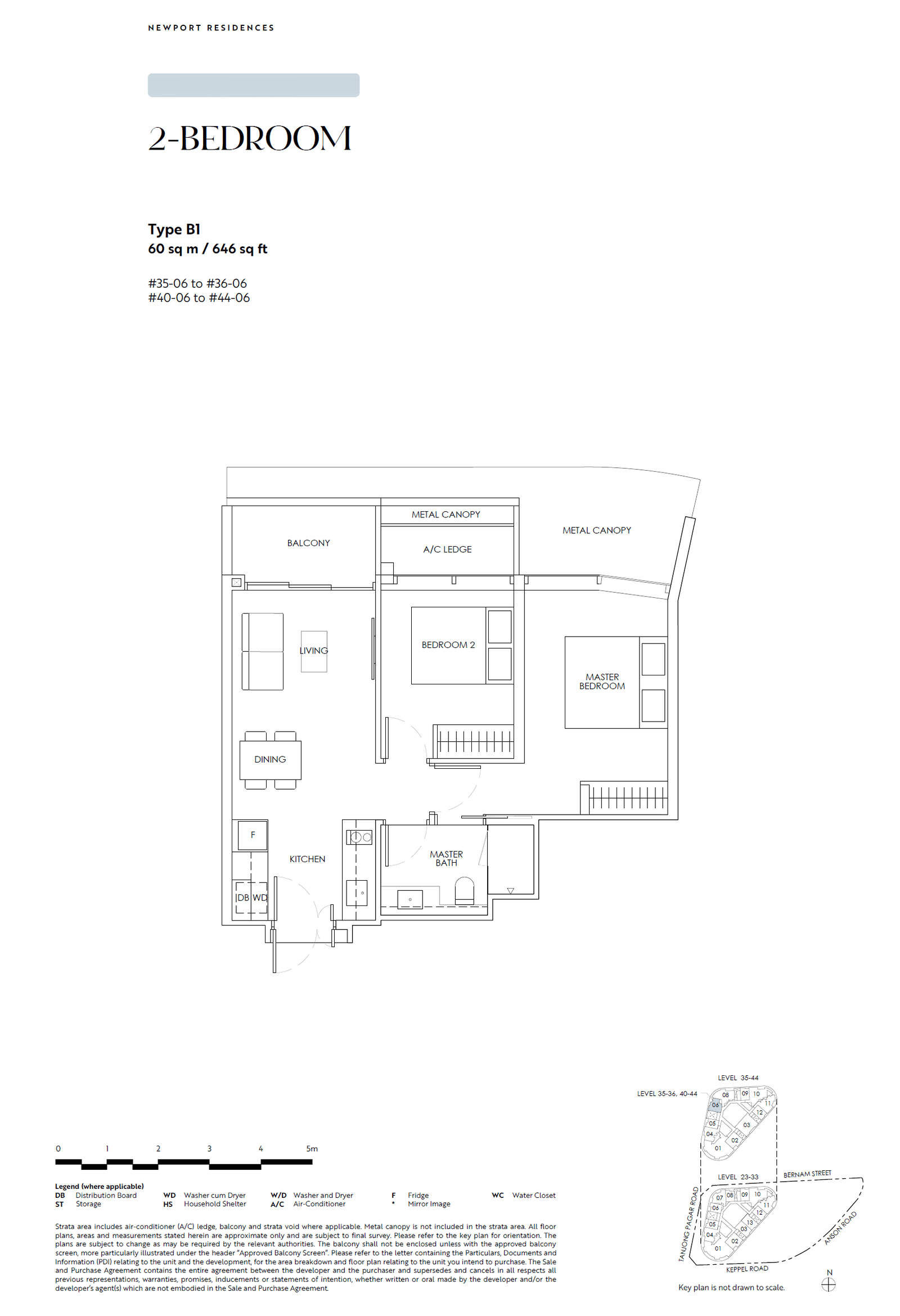 Newport Residences 2 Bedroom B1
