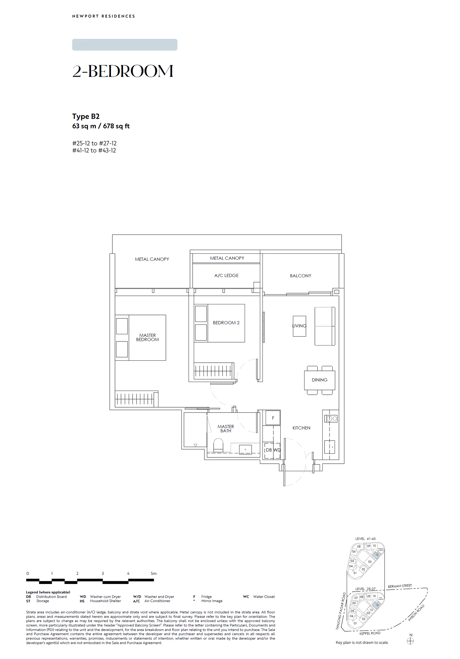 Newport Residences 2 Bedroom B2
