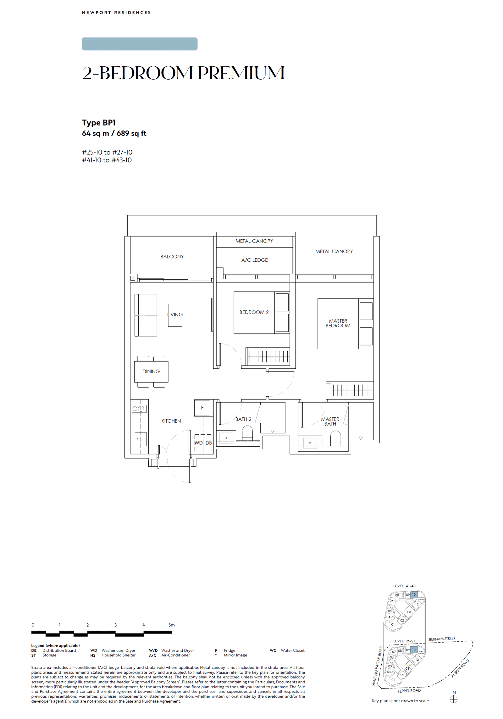Newport Residences 2 Bedroom Premium BP1