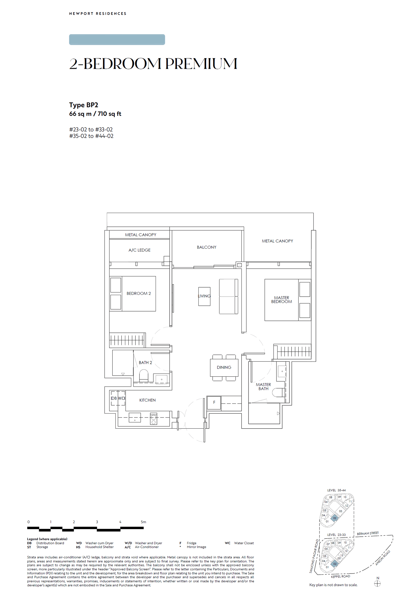 Newport Residences 2 Bedroom Premium BP2