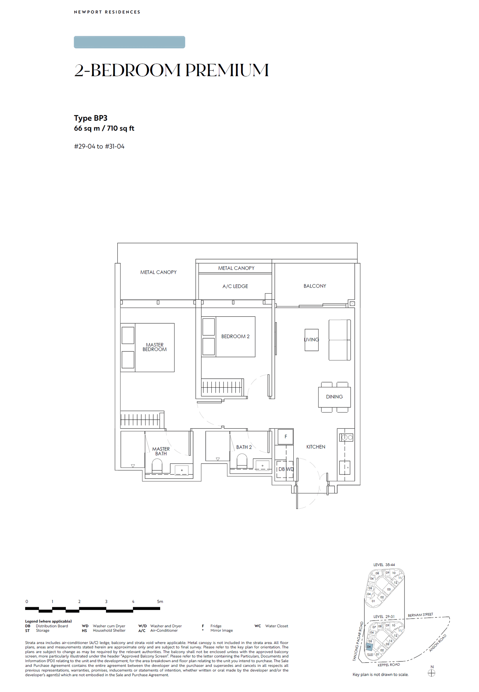 Newport Residences 2 Bedroom Premium BP3
