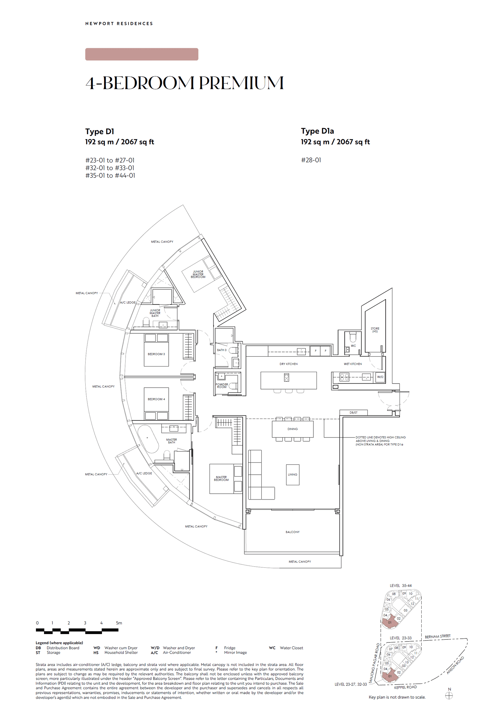 Newport Residences 4 Bedroom Premium D1a
