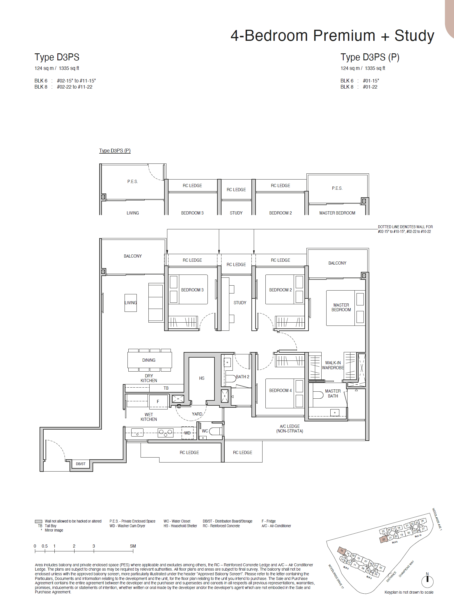Norwood Grand 景林嘉园 4 BEDROOM PREMIUM + STUDY D3PS(P)