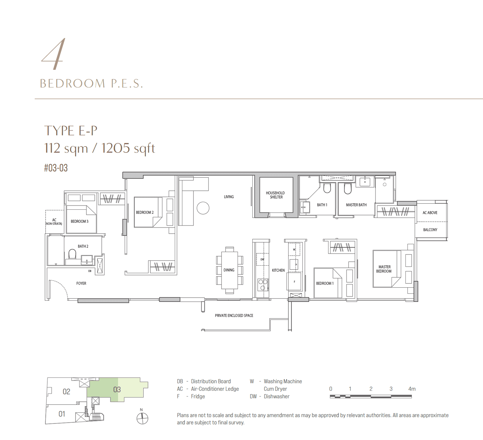 OCHO 4 Bedroom PES E-P