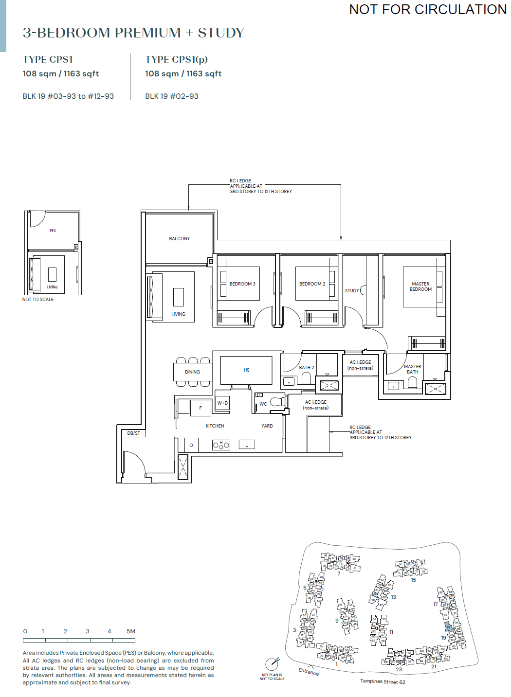 Parktown Residence 3 BEDROOM PREMIUM + STUDY CPS1