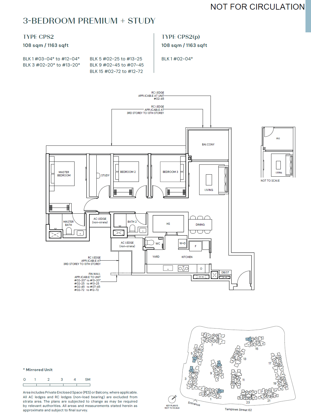 Parktown Residence 3 BEDROOM PREMIUM + STUDY CPS2