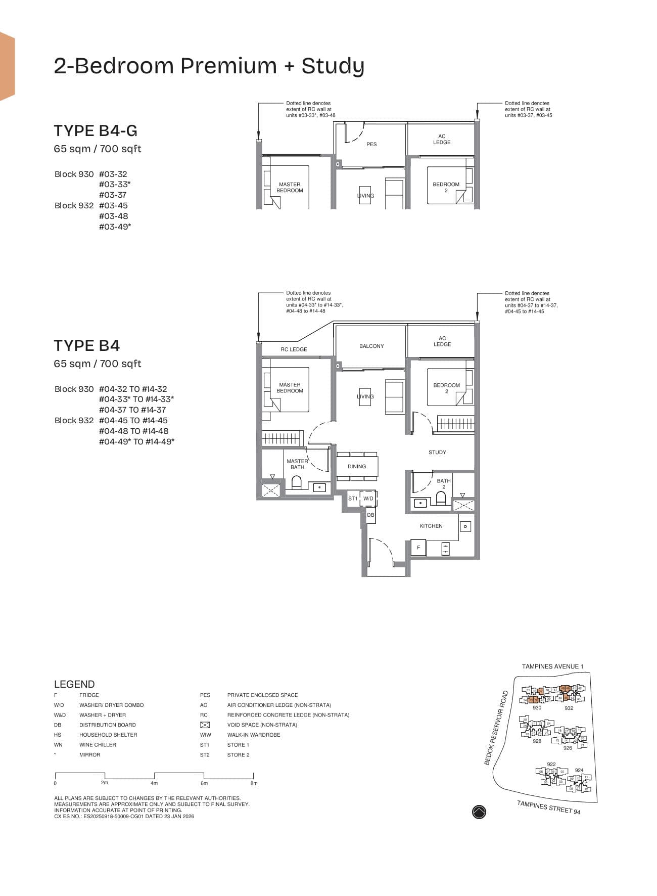 Pinery Residences 2 Bedroom Premium + Study B4-G