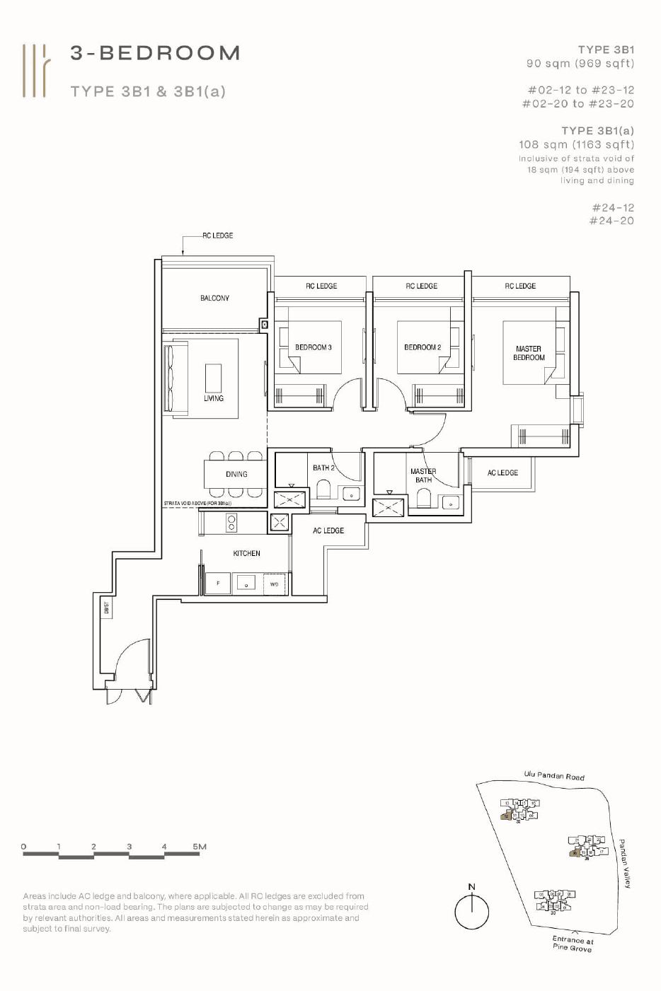 Pinetree Hill 3 Bedroom 3B1(a)