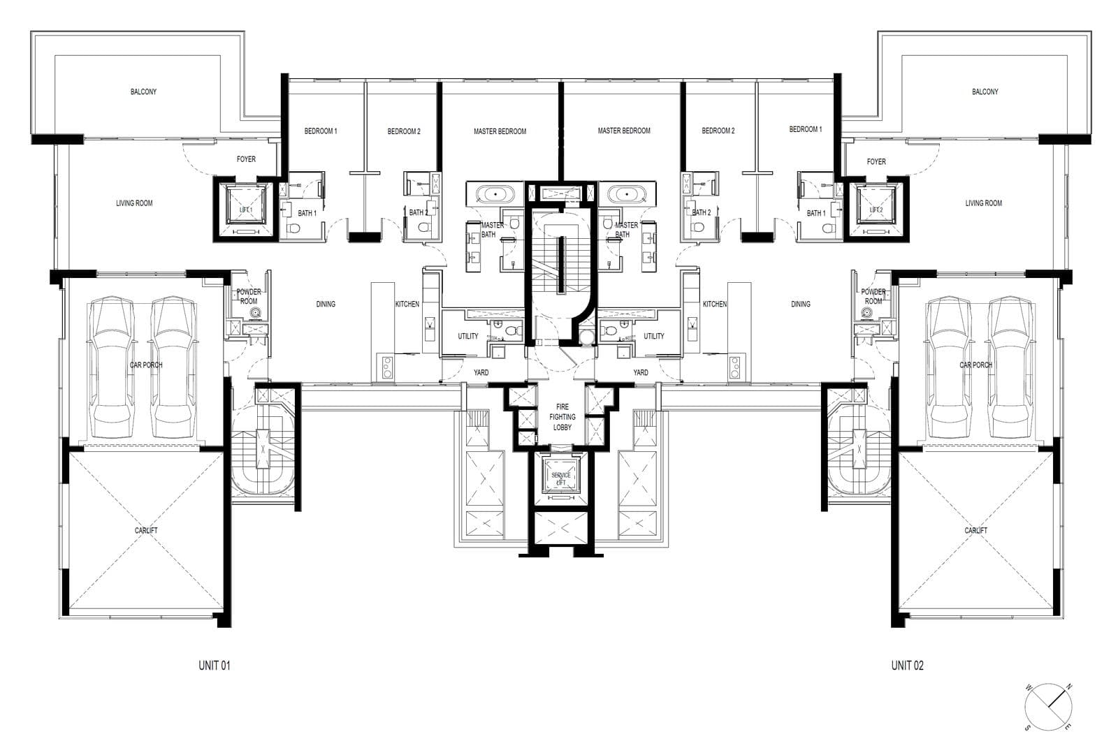 Reignwood Hamilton Scotts 3 Bedroom Typical Layout