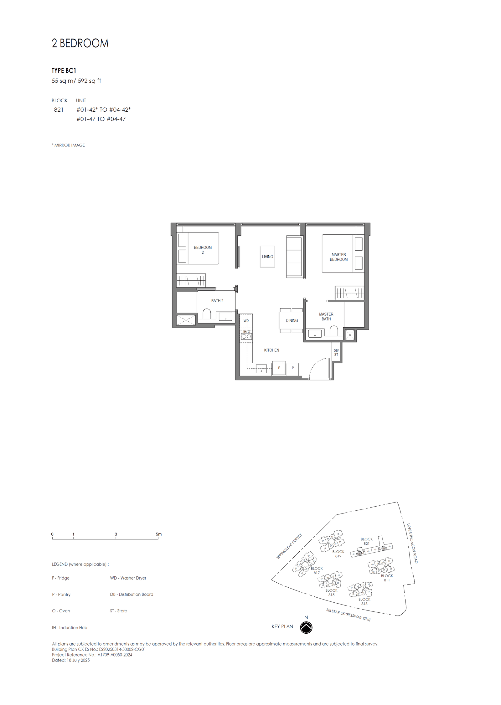 Springleaf Residence 2 Bedroom@Conserved Building BC1
