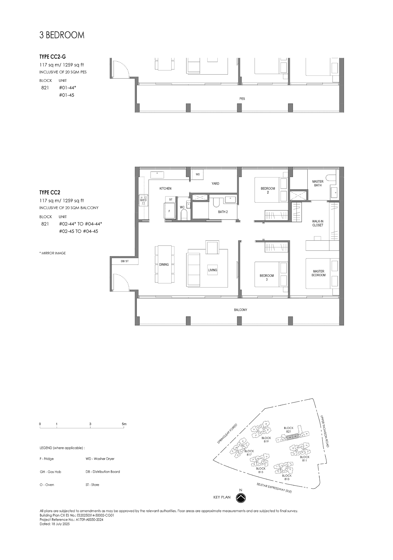 Springleaf Residence 3 Bedroom@Conserved Building v Balcony/PES CC2-G