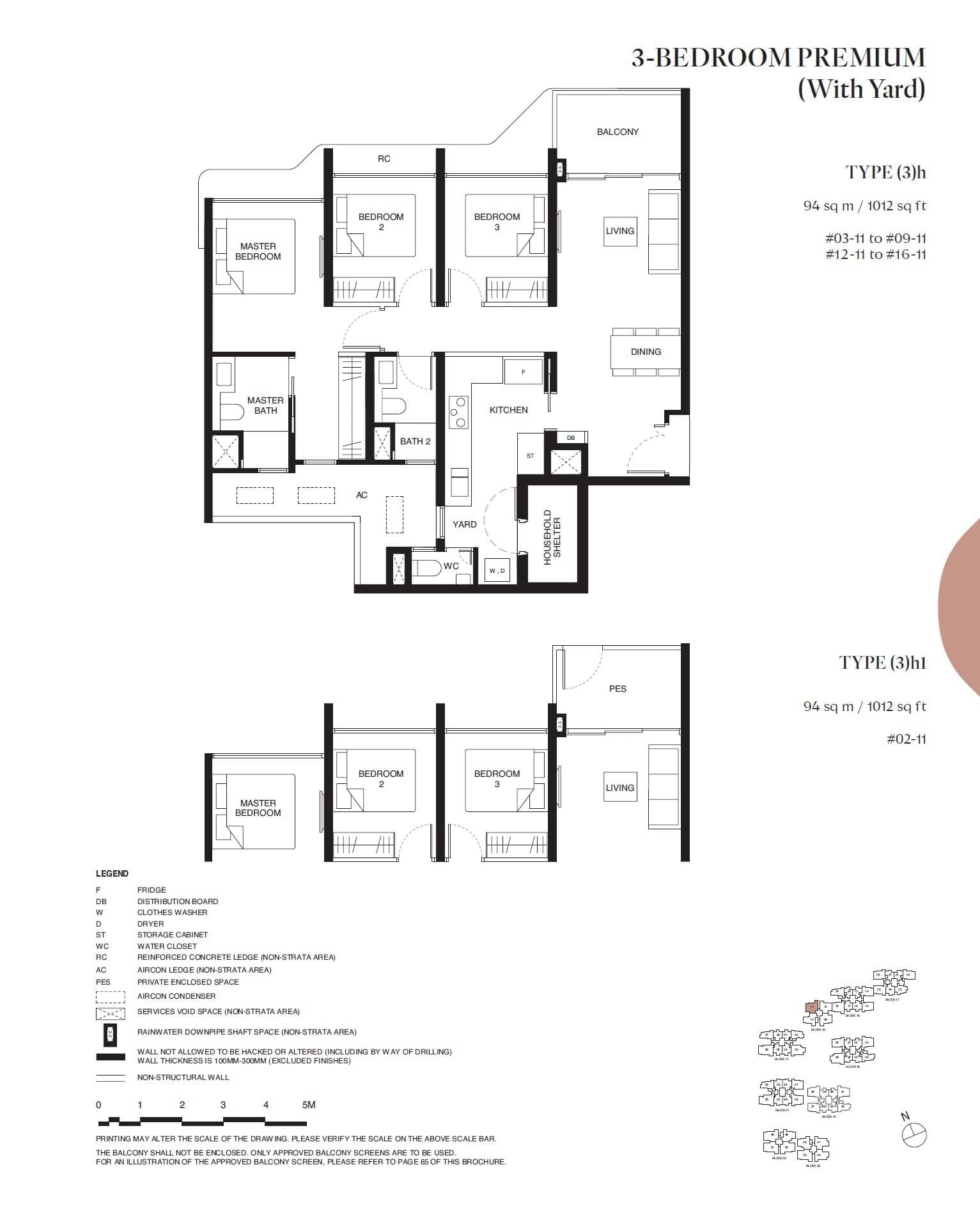 Tengah Garden Residences 3 BEDROOM PREMIUM (With Yard) (3)h1