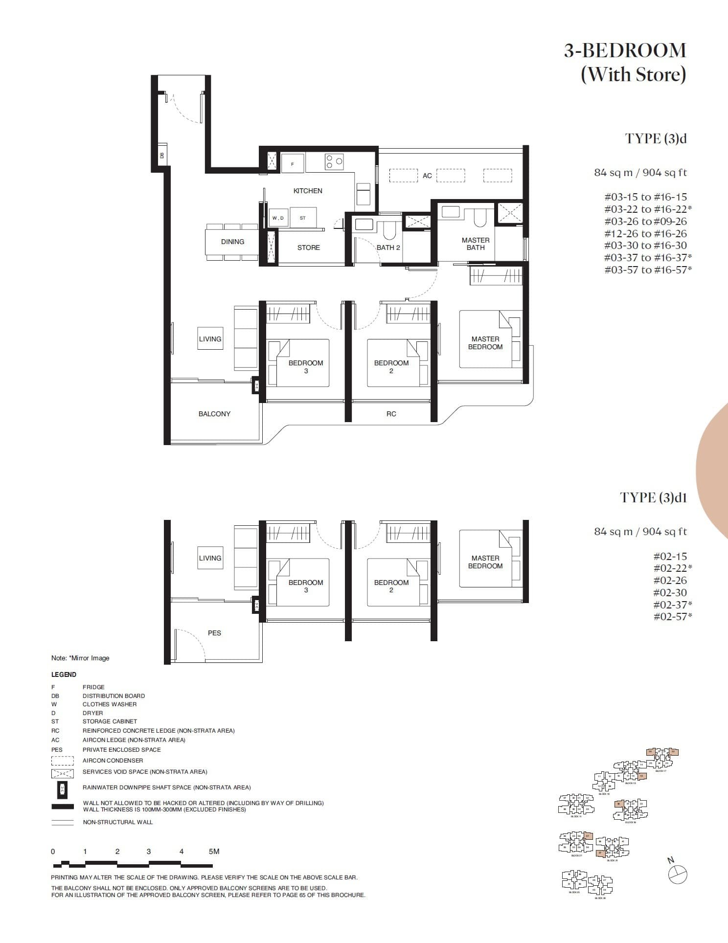 Tengah Garden Residences 3 BEDROOM (With Store) (3)d1