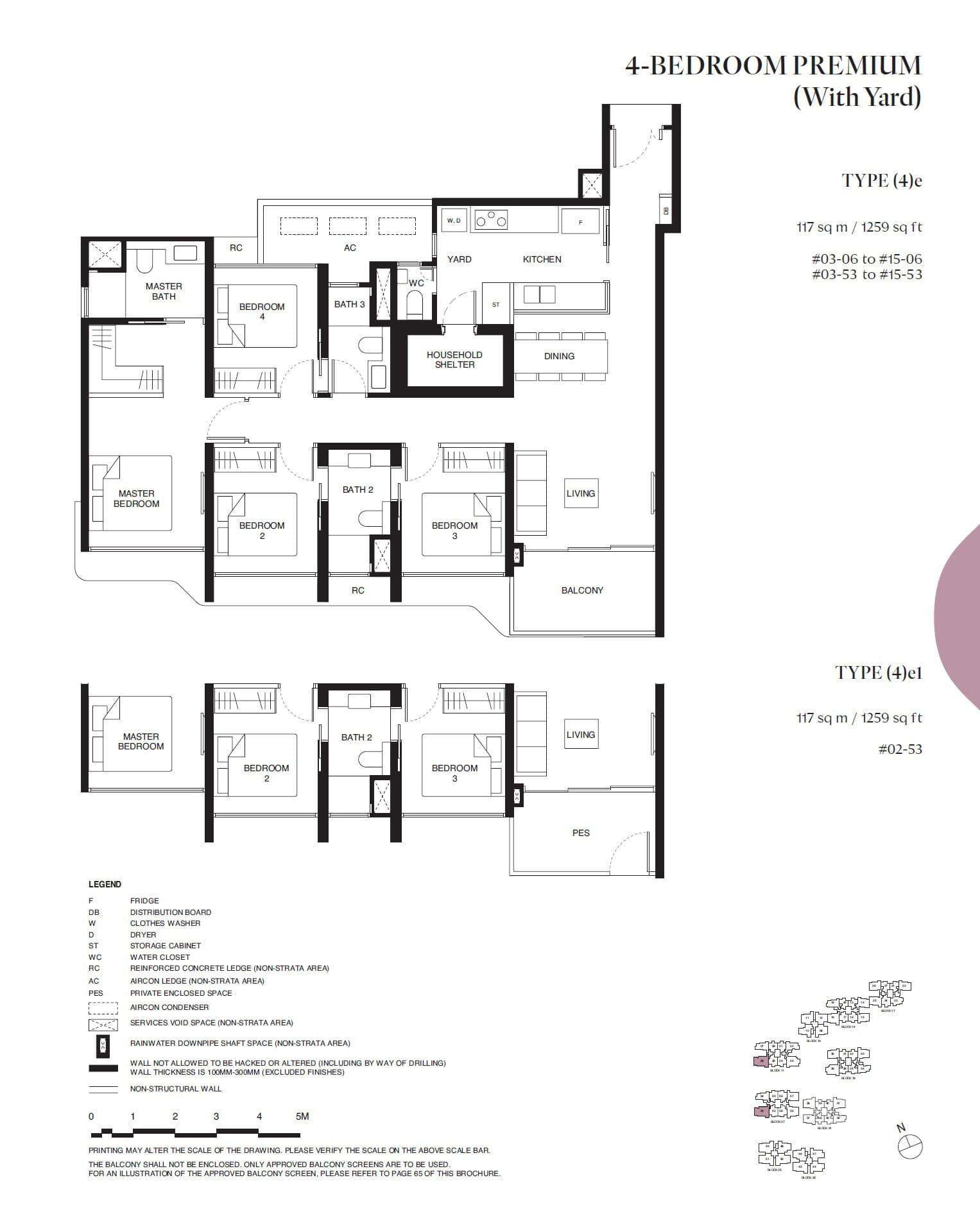 Tengah Garden Residences 4 BEDROOM PREMIUM (With Yard) (4)e