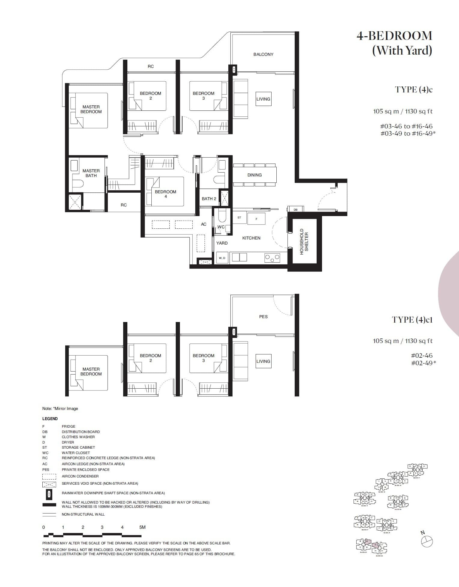 Tengah Garden Residences 4 BEDROOM (With Yard) (4)c1