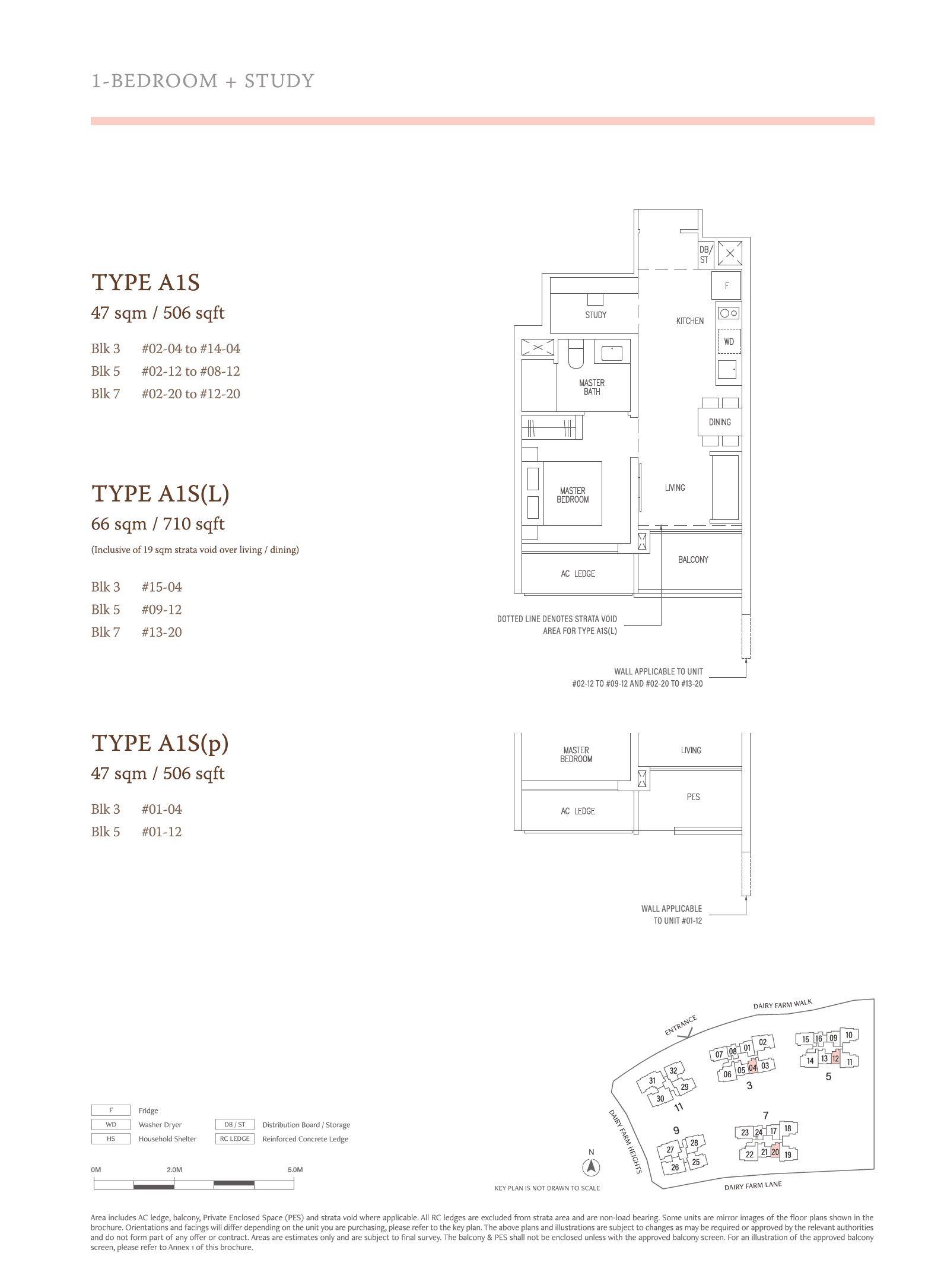 The Botany at Dairy Farm 1 Bedroom + Study A1S