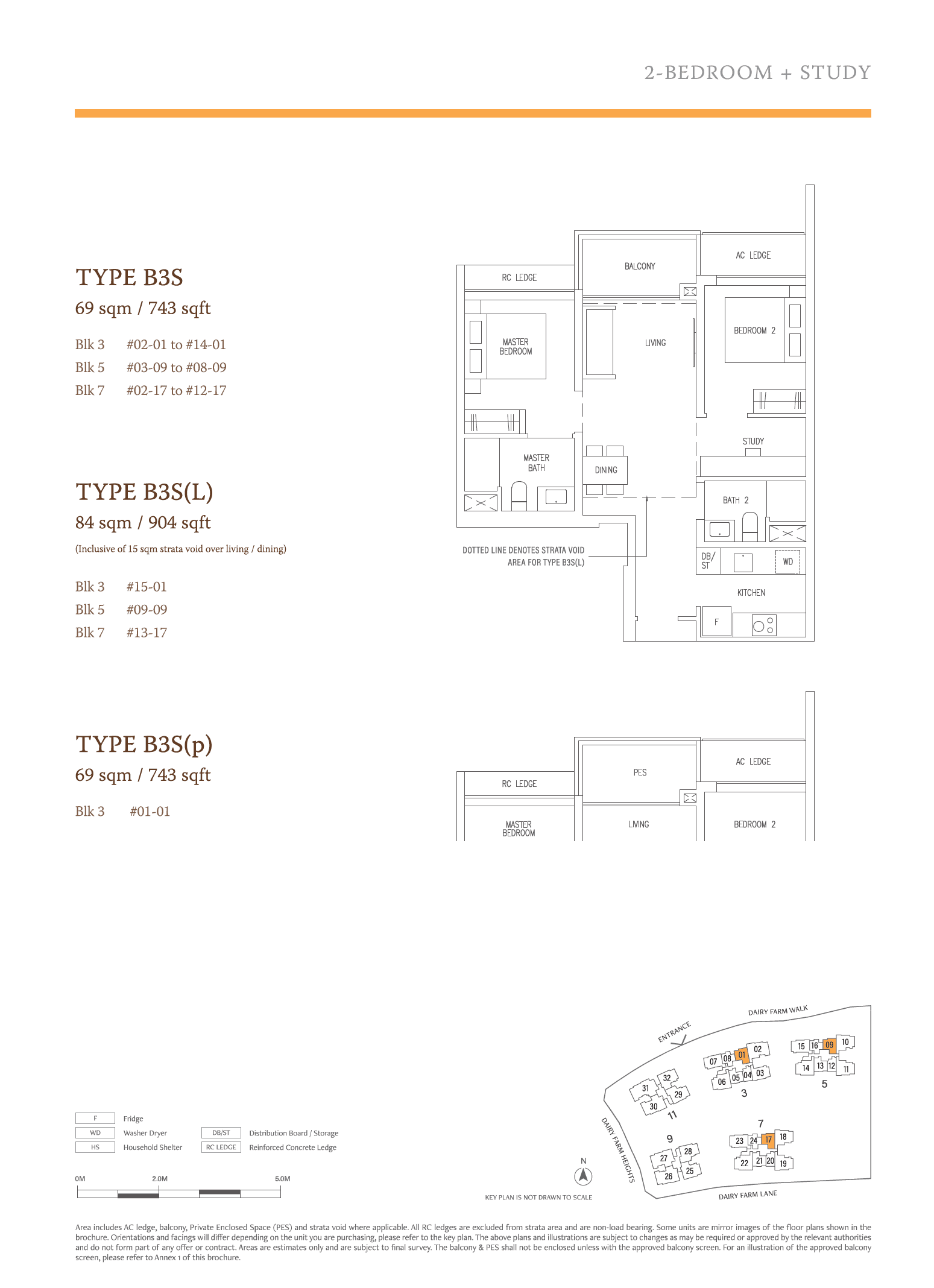 The Botany at Dairy Farm 2 Bedroom + Study B3S(p)