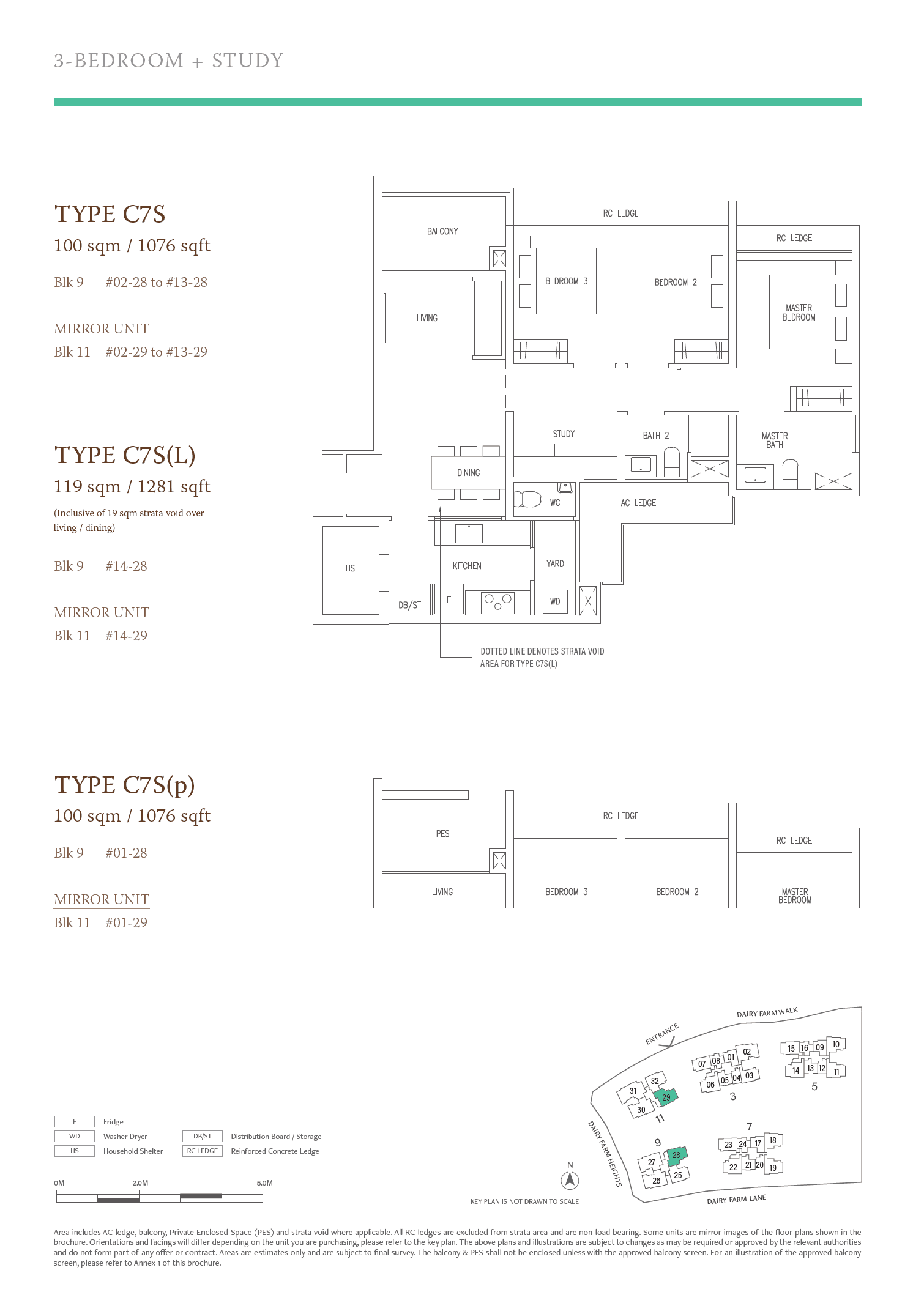 The Botany at Dairy Farm 3 Bedroom + Study C7S