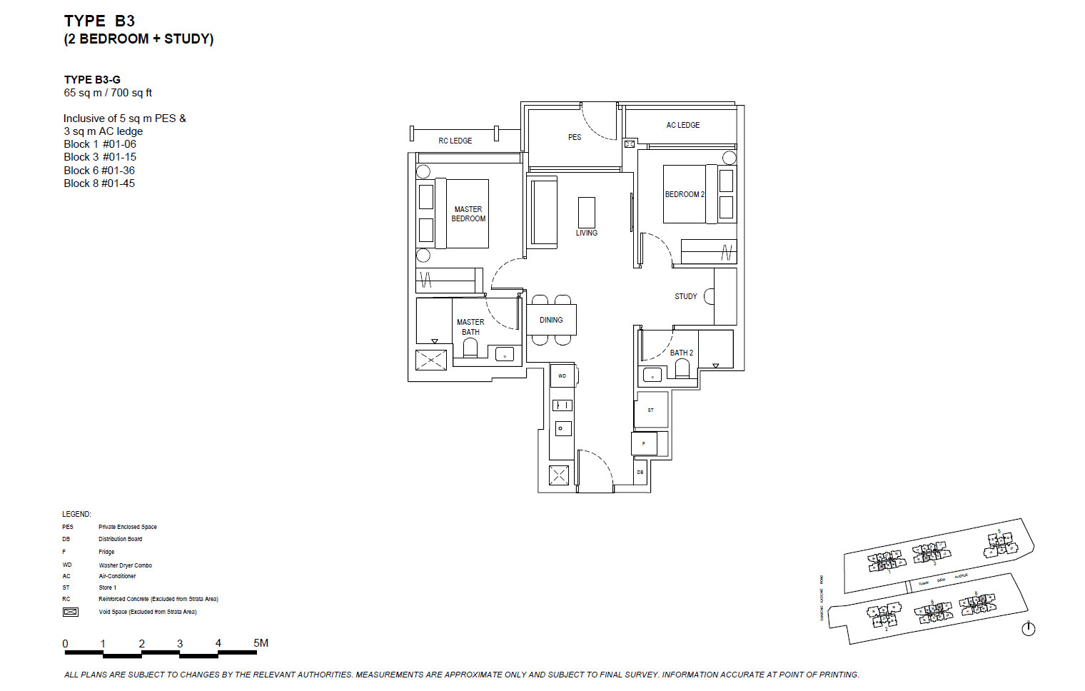 The Continuum 2 BEDROOM+STUDY B3-G