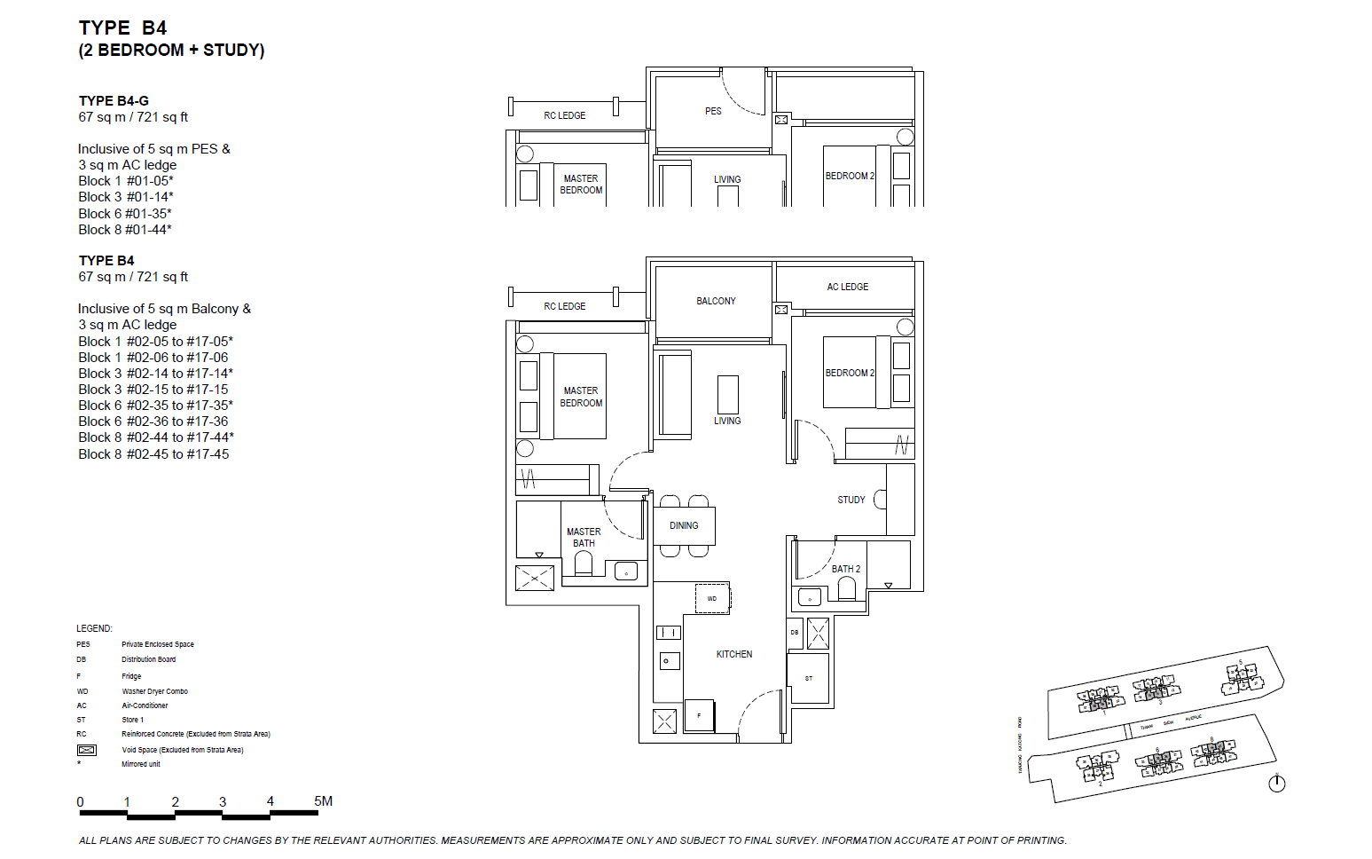 The Continuum 2 BEDROOM+STUDY B4