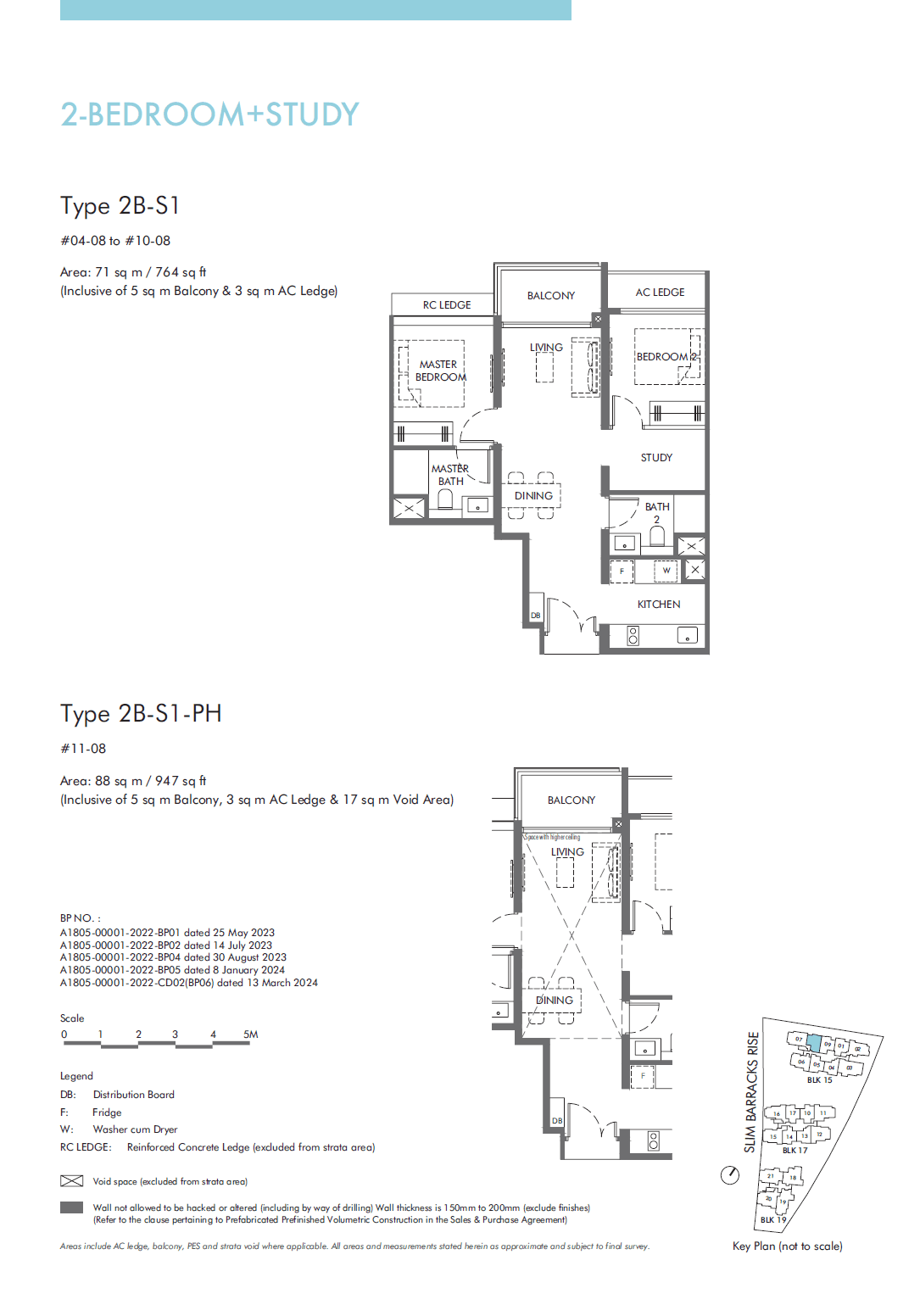 The Hill @ One North 鑫丰悦景 2 Bedroom + Study 2B-S1