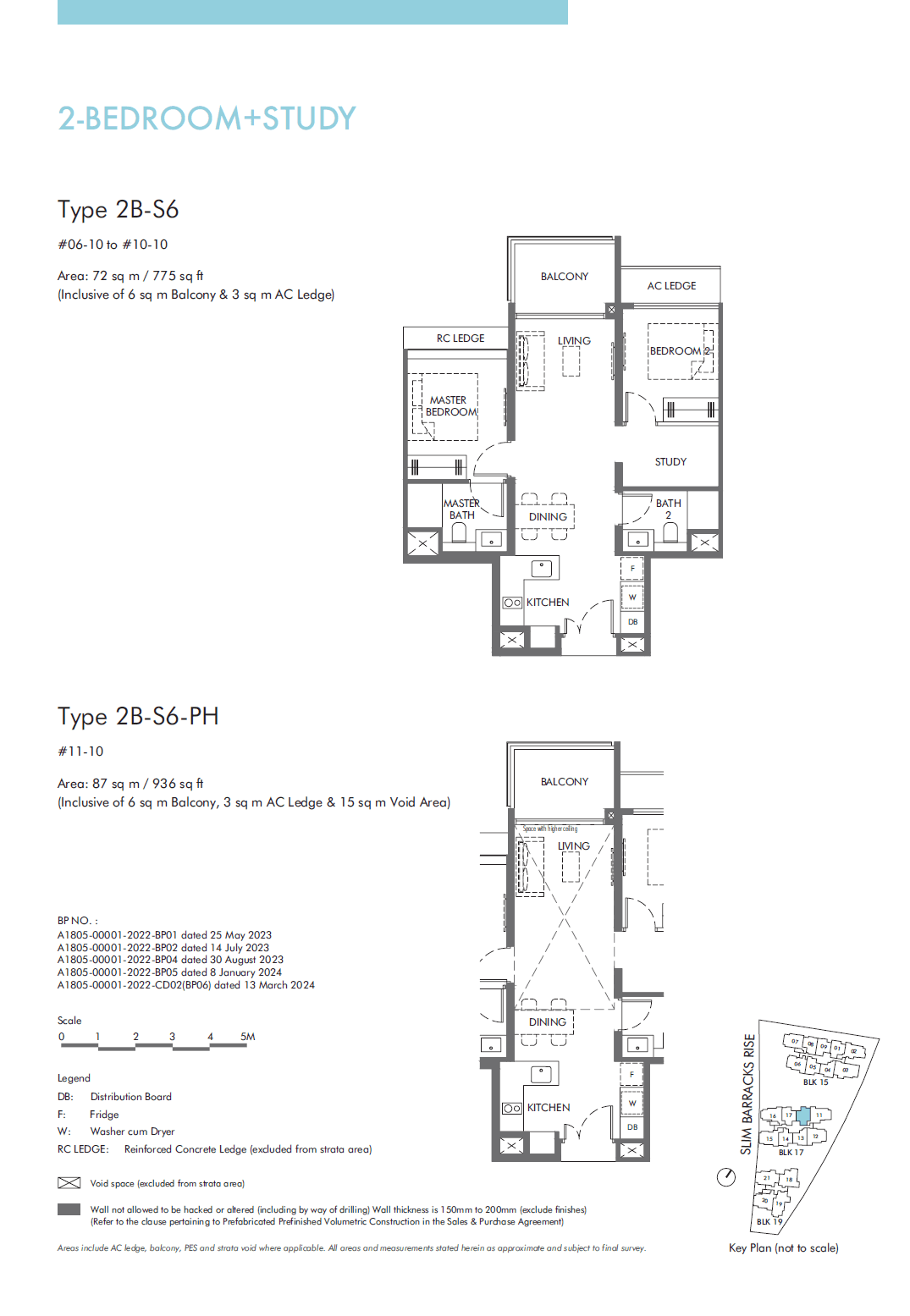 The Hill @ One North 鑫丰悦景 2 Bedroom + Study 2B-S6