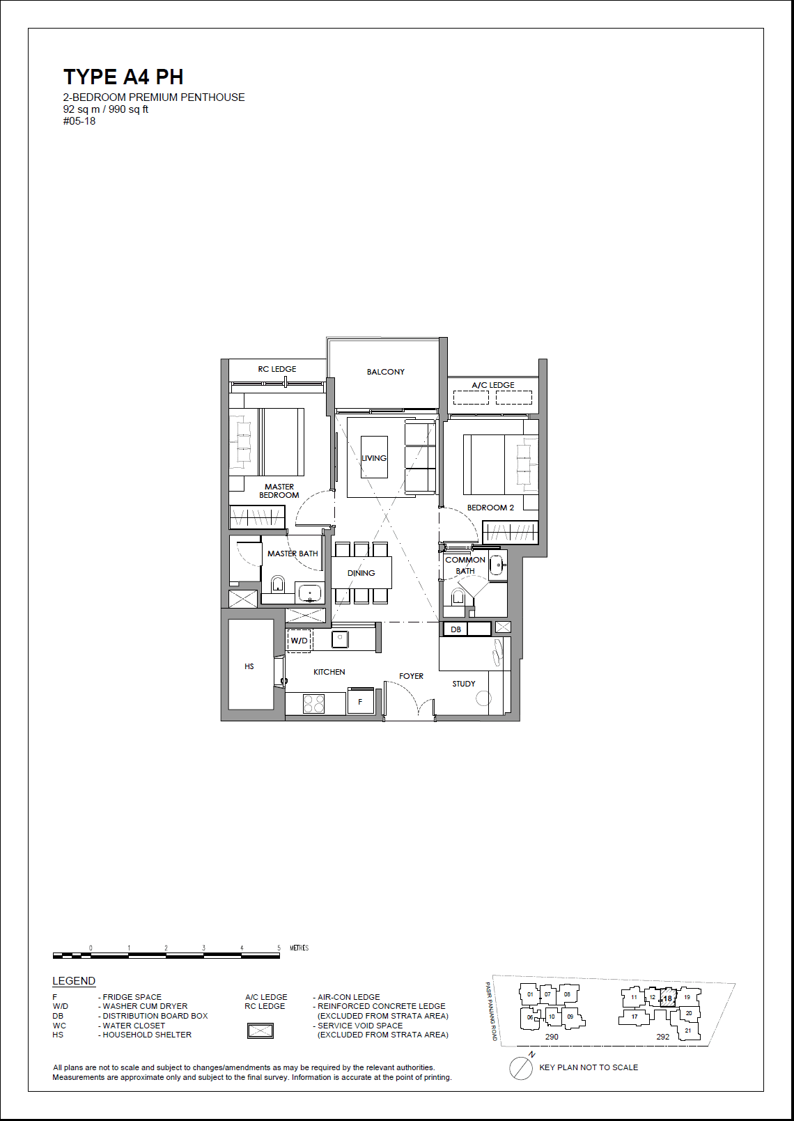 The Hillshore 锦绣山庄 2 Bedroom Premium Penthouse A4 PH