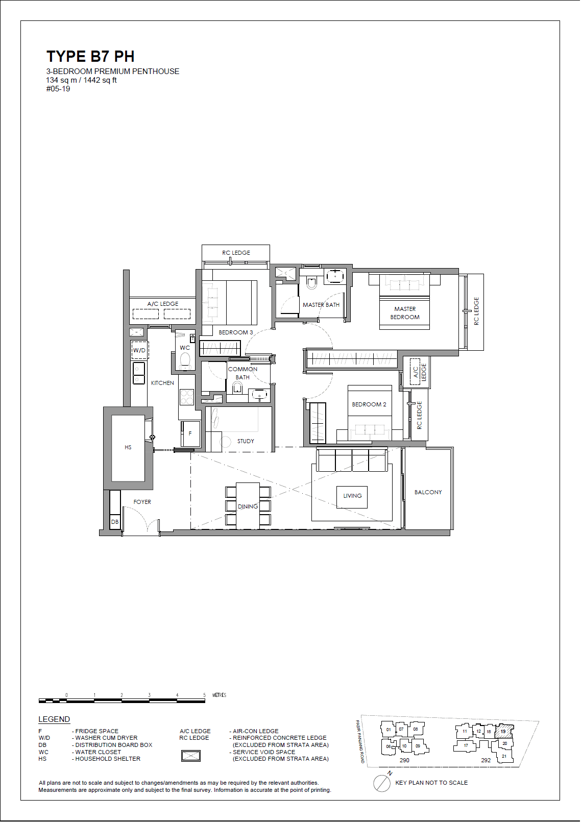 The Hillshore 锦绣山庄 3 Bedroom Premium Penthouse B7 PH