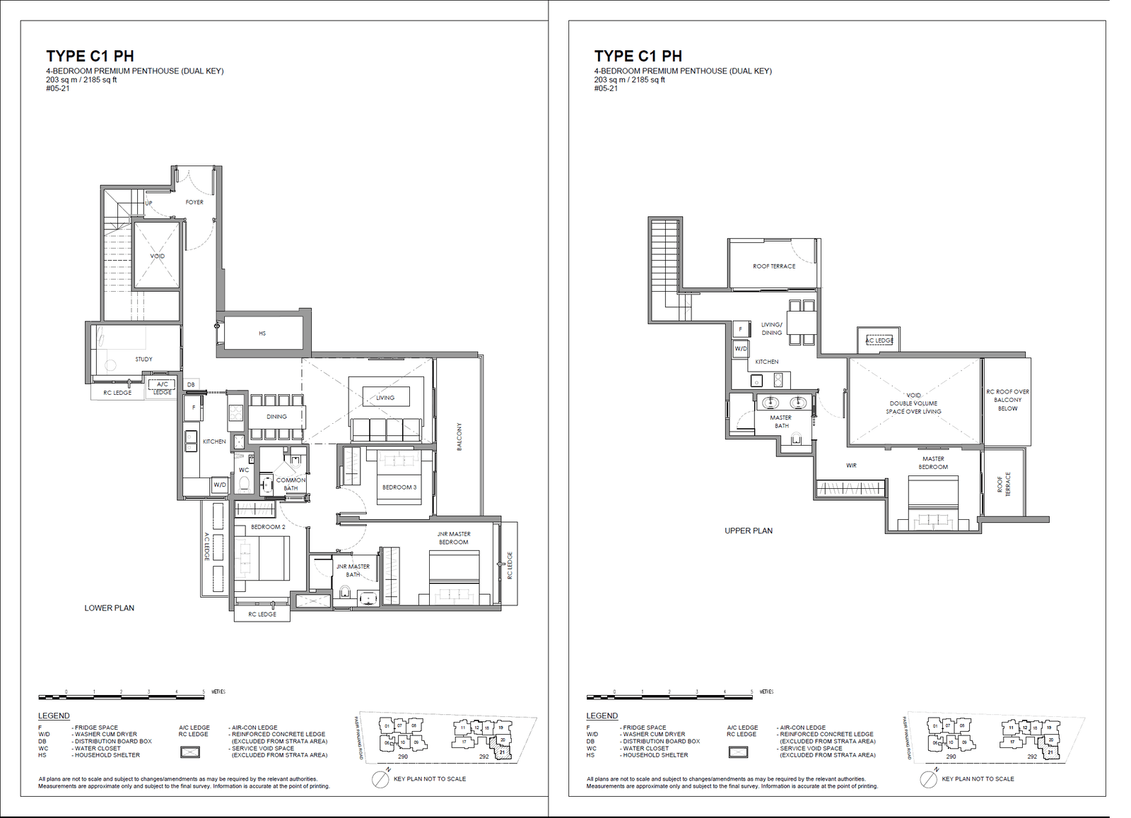 The Hillshore 锦绣山庄 4 Bedroom Premium Penthouse(Dual Key) C1 PH