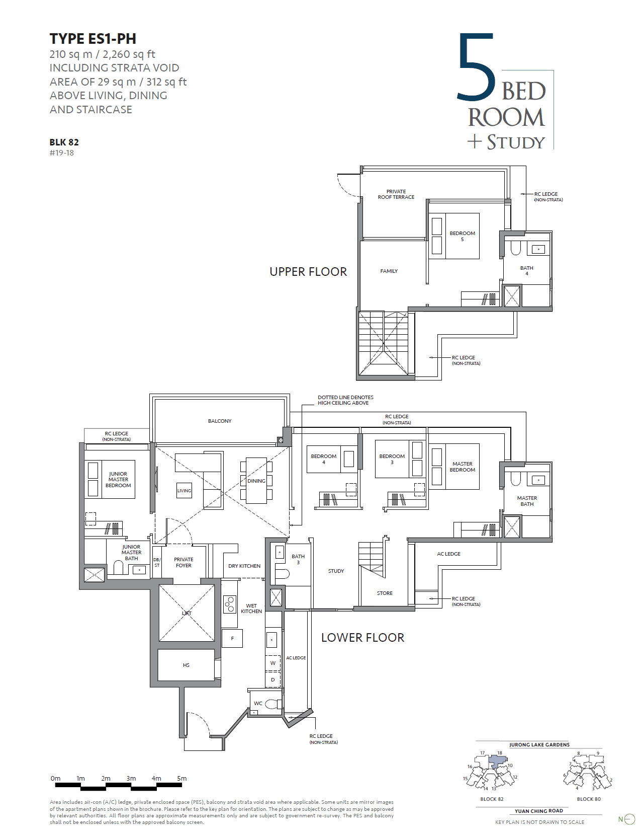 The LakeGarden Residences 嘉湖庭 5 BEDROOM + STUDY ES1-PH
