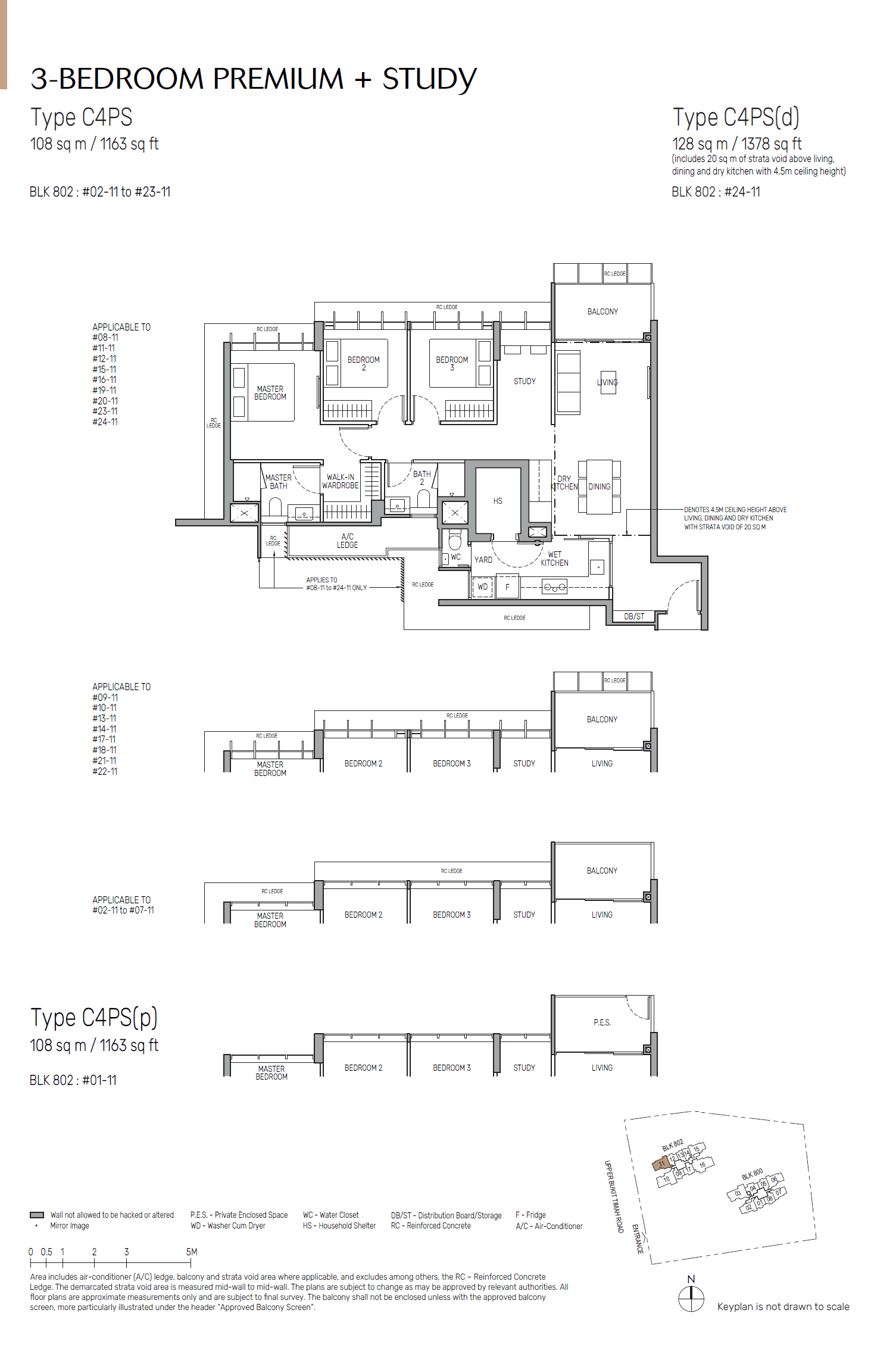 The Myst 3 Bedroom Premium + Study C4PS(d)