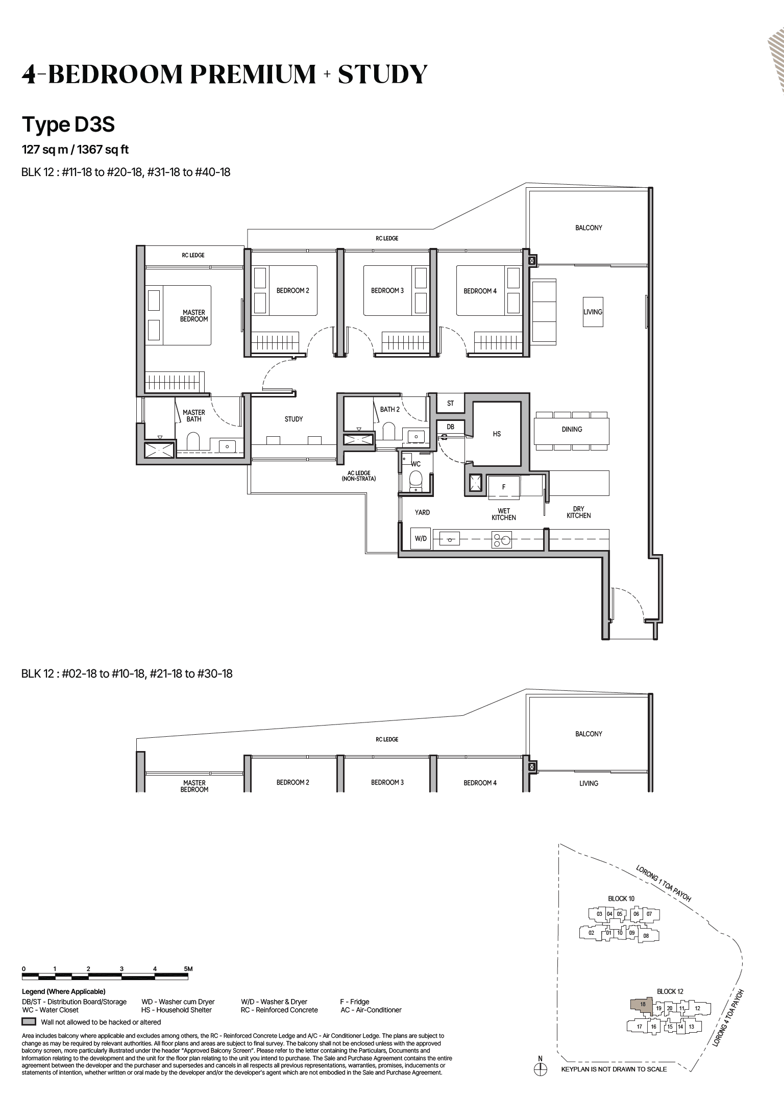 The Orie 4 Bedroom Premium + Study D3S