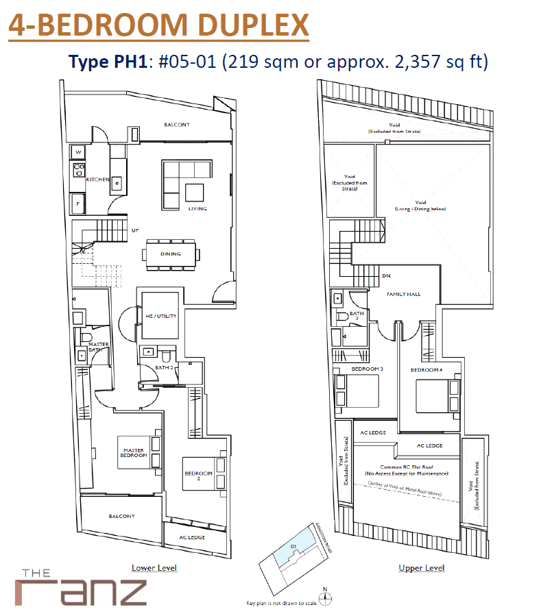 The Ranz 4 Bedroom Duplex PH1
