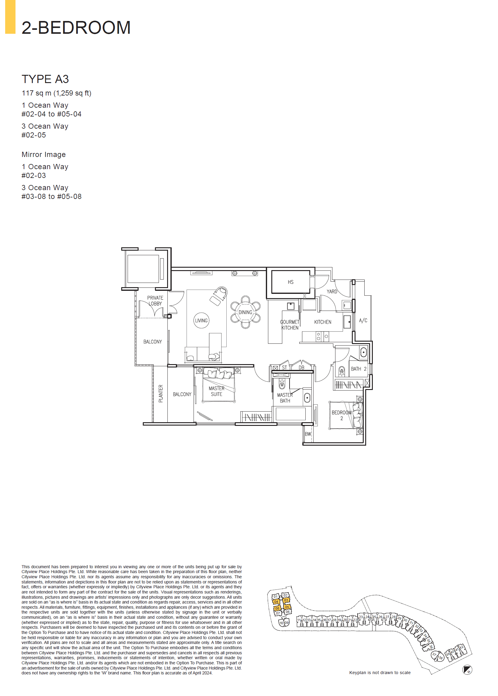 The Residences At W Singapore Sentosa Cove 2 Bedroom A3