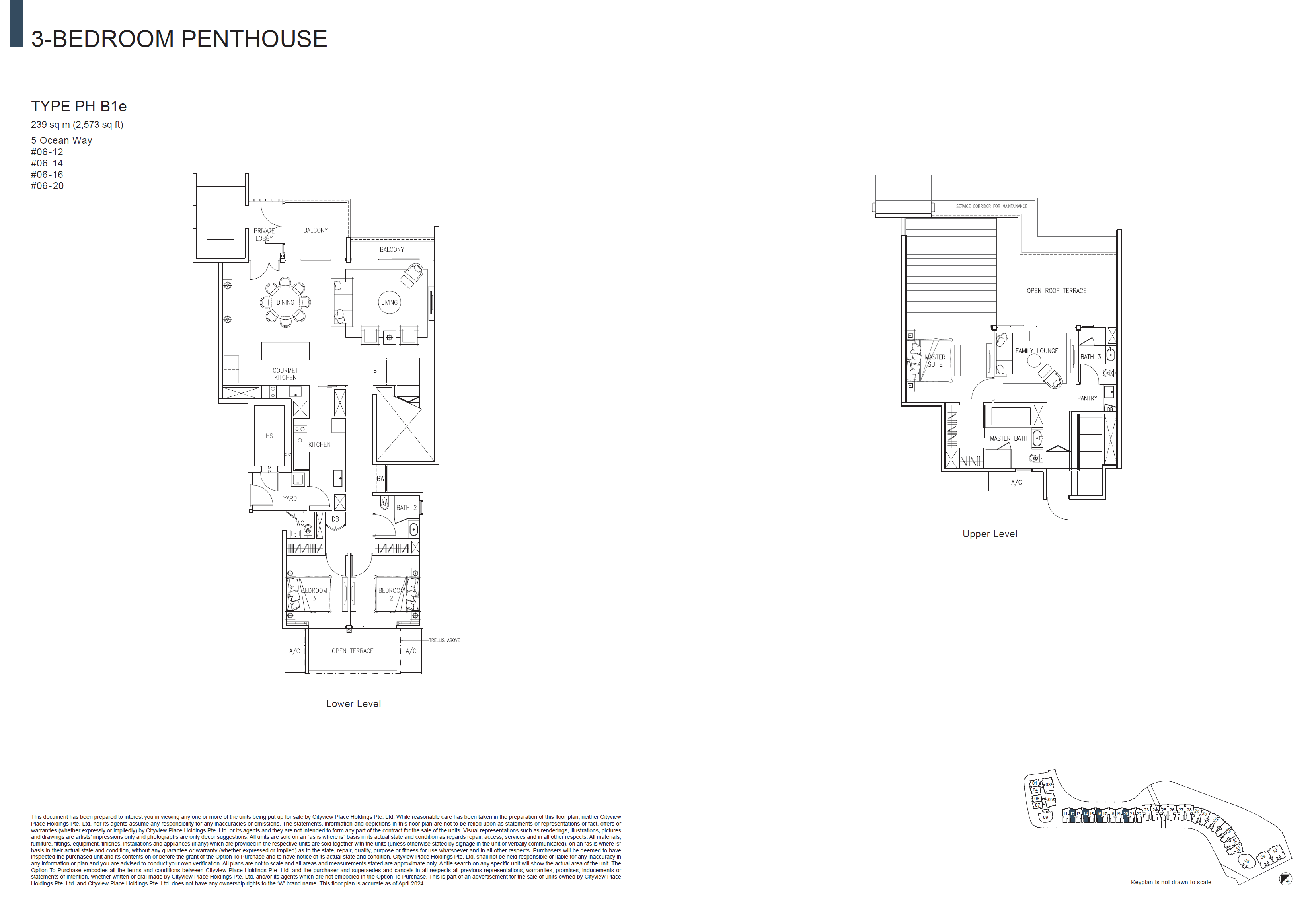 The Residences At W Singapore Sentosa Cove Penthouse PH B1e