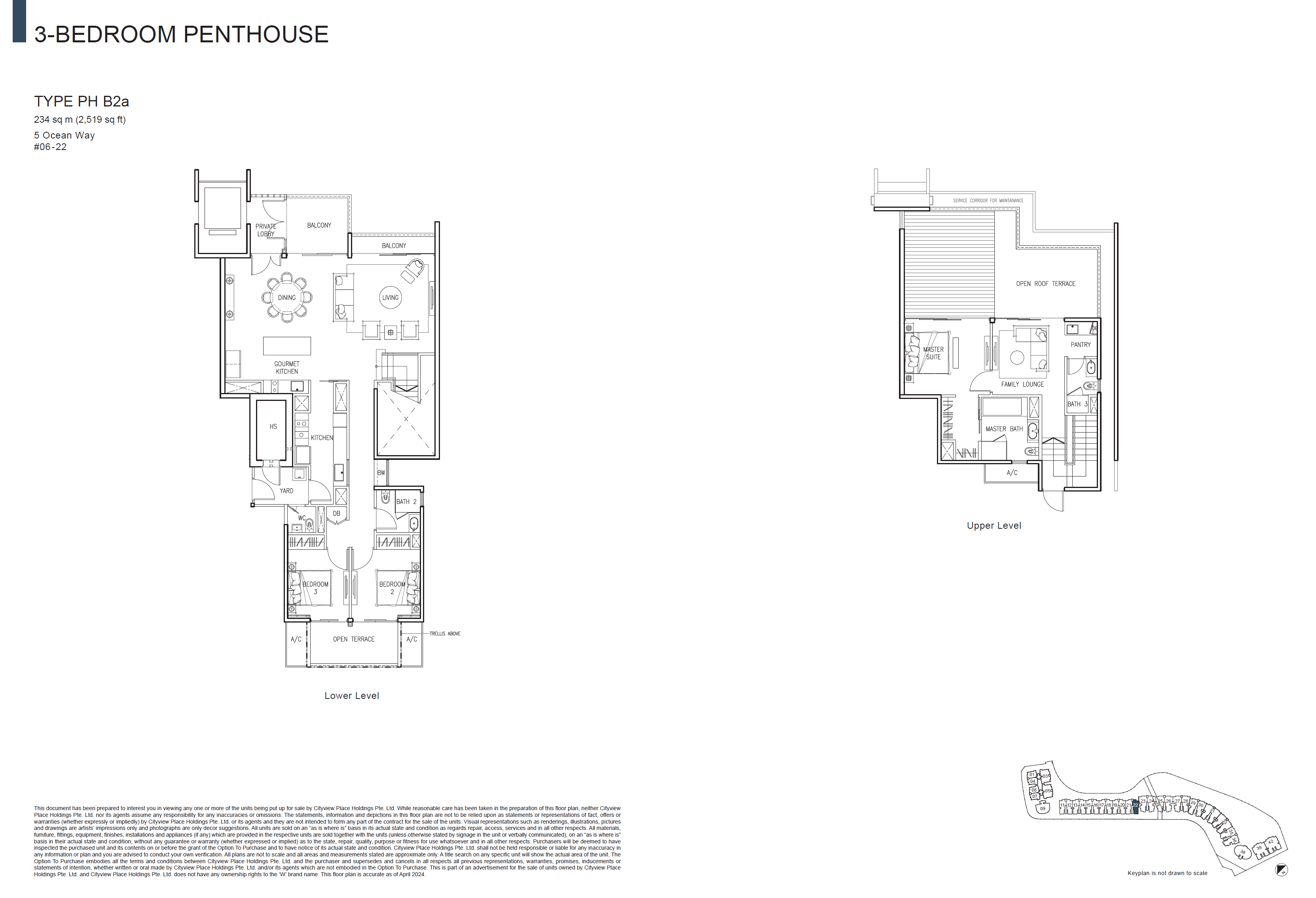 The Residences At W Singapore Sentosa Cove Penthouse PH B2a