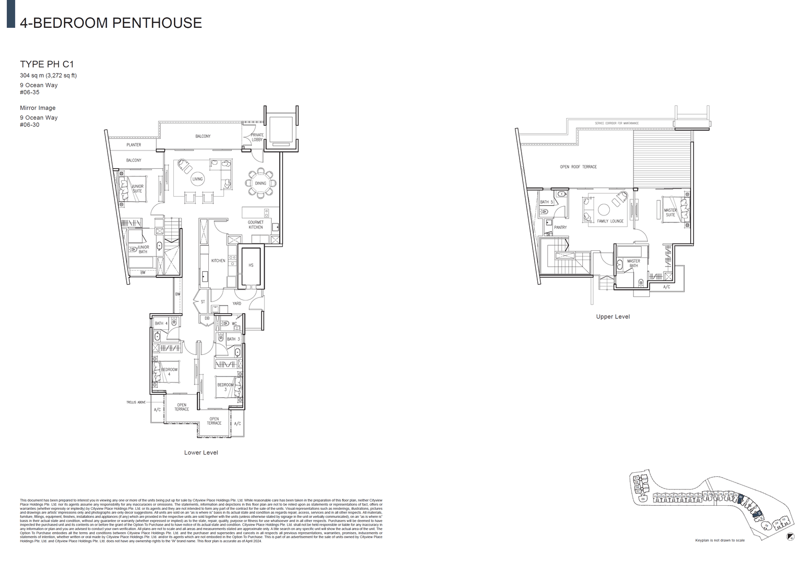 The Residences At W Singapore Sentosa Cove Penthouse PH C1