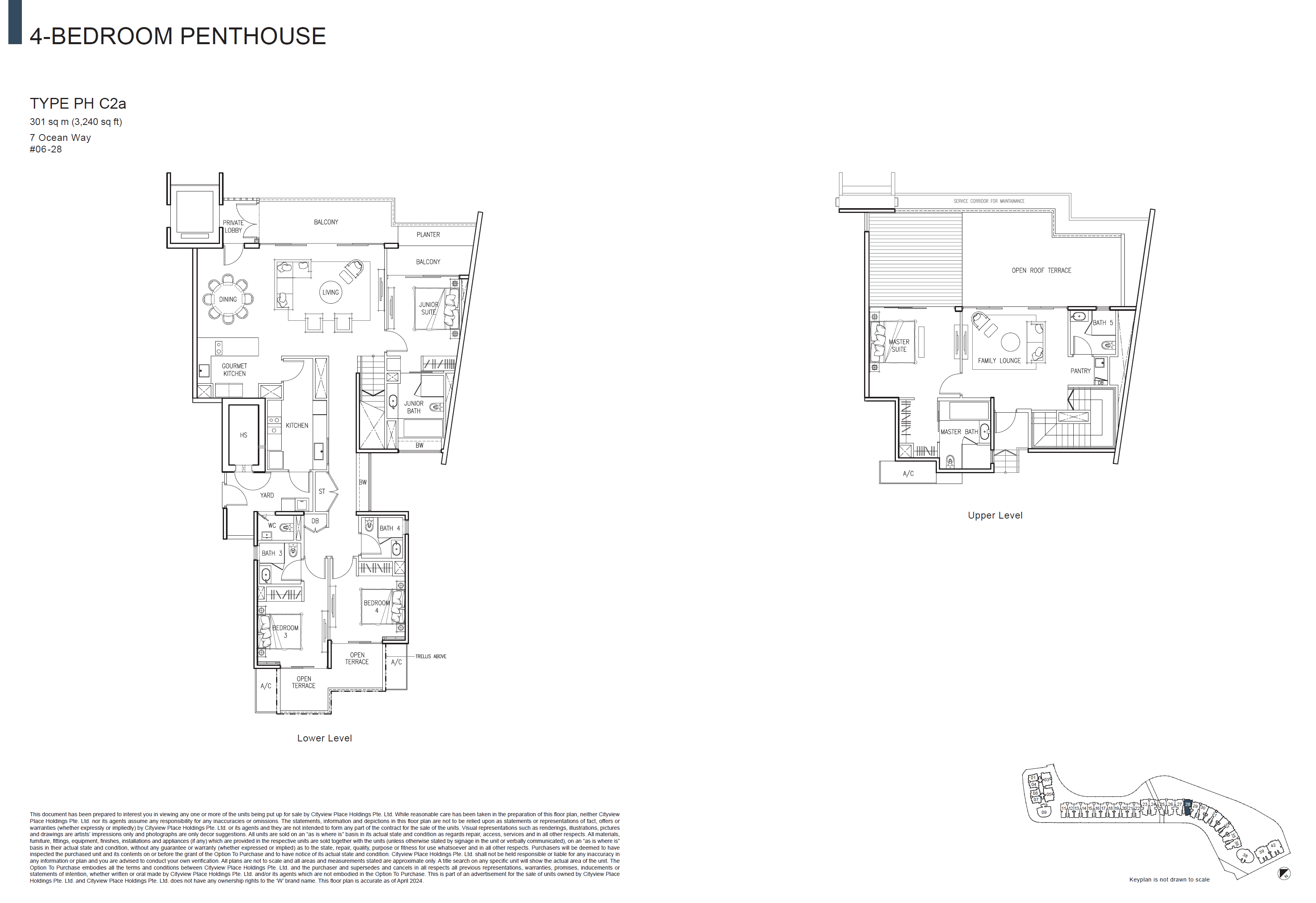 The Residences At W Singapore Sentosa Cove Penthouse PH C2a