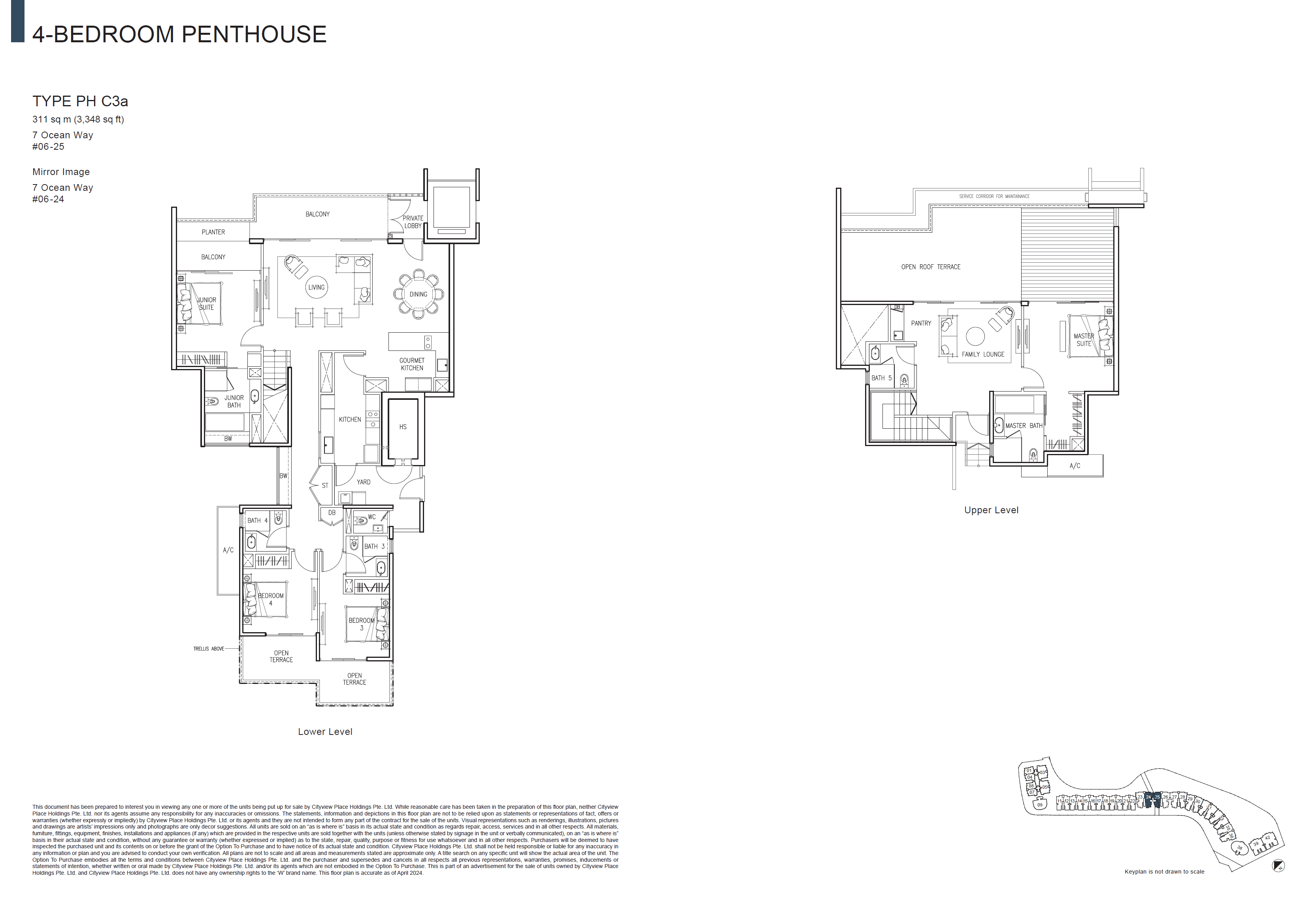 The Residences At W Singapore Sentosa Cove Penthouse PH C3a