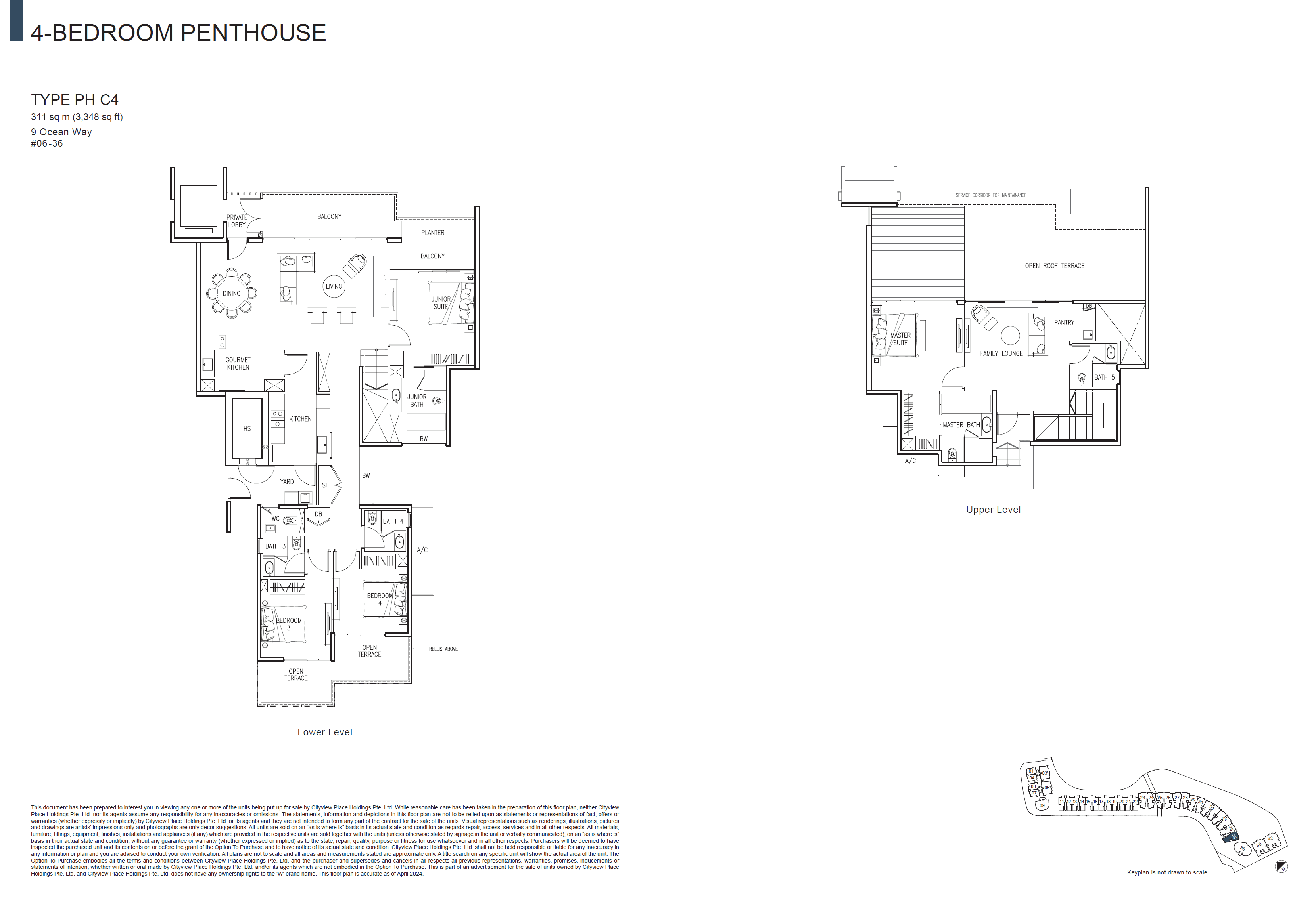 The Residences At W Singapore Sentosa Cove Penthouse PH C4